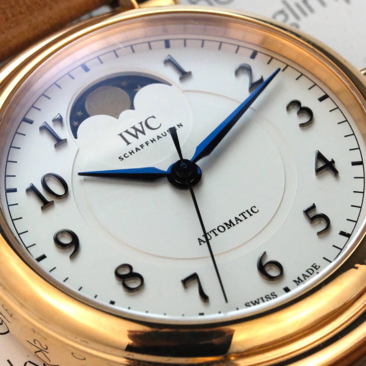 2020 IWC Da Vinci Moonphase 459308, full kit minus strap