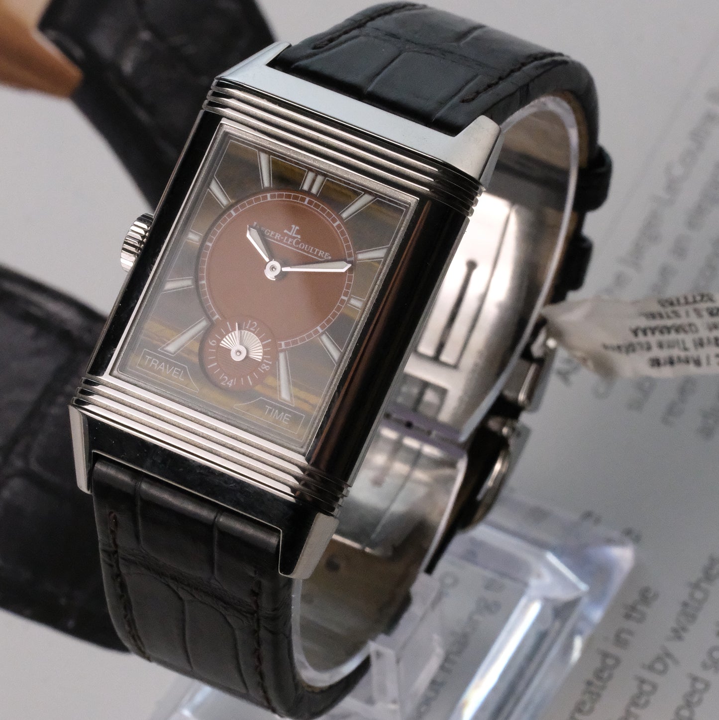 2019 Jaeger-LeCoultre Reverso Duoface Tiger's Eye Special Edition, full kit