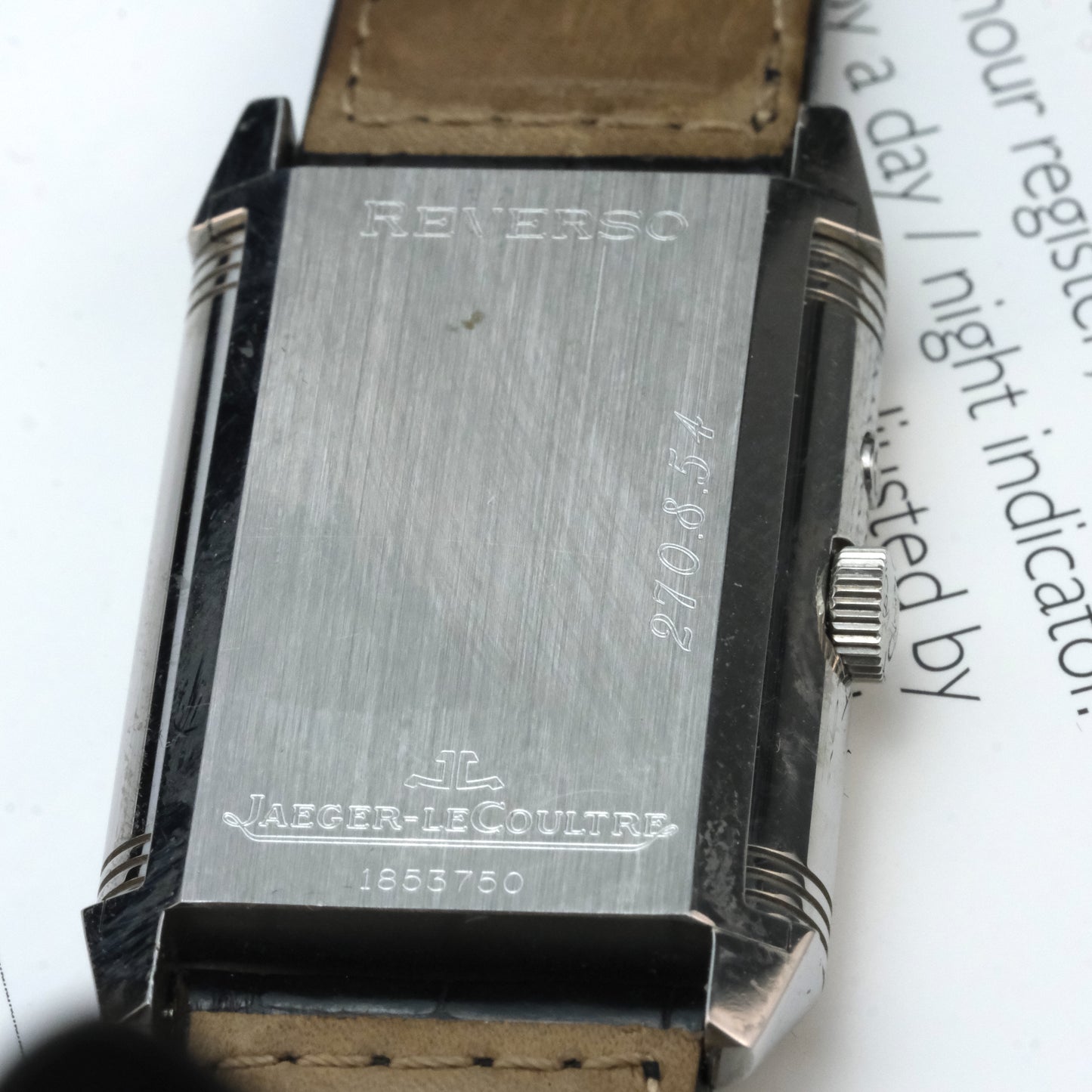 Jaeger-LeCoultre Reverso Duoface Q2718470 with box and pusher