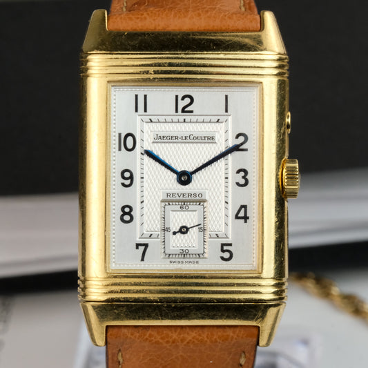 Jaeger-LeCoultre Reverso Duoface, 18k yellow gold, ref 270.1.54, serviced 2024