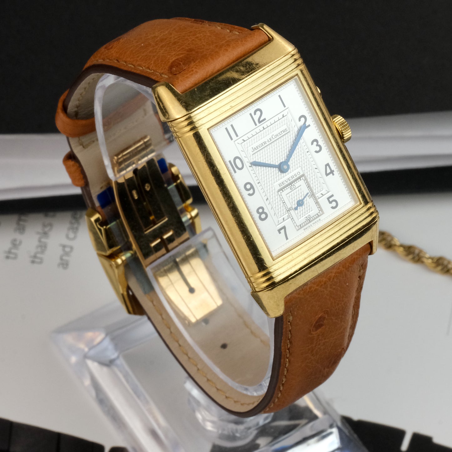 Jaeger-LeCoultre Reverso Duoface, 18k yellow gold, ref 270.1.54, serviced 2024