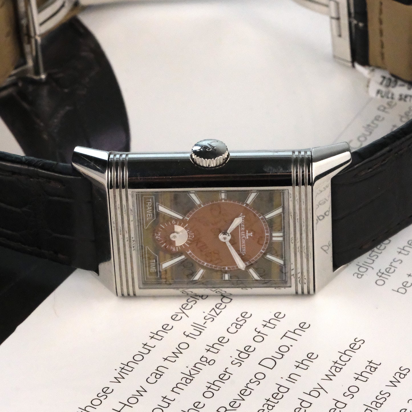 2019 Jaeger-LeCoultre Reverso Duoface Tiger's Eye Special Edition, full kit