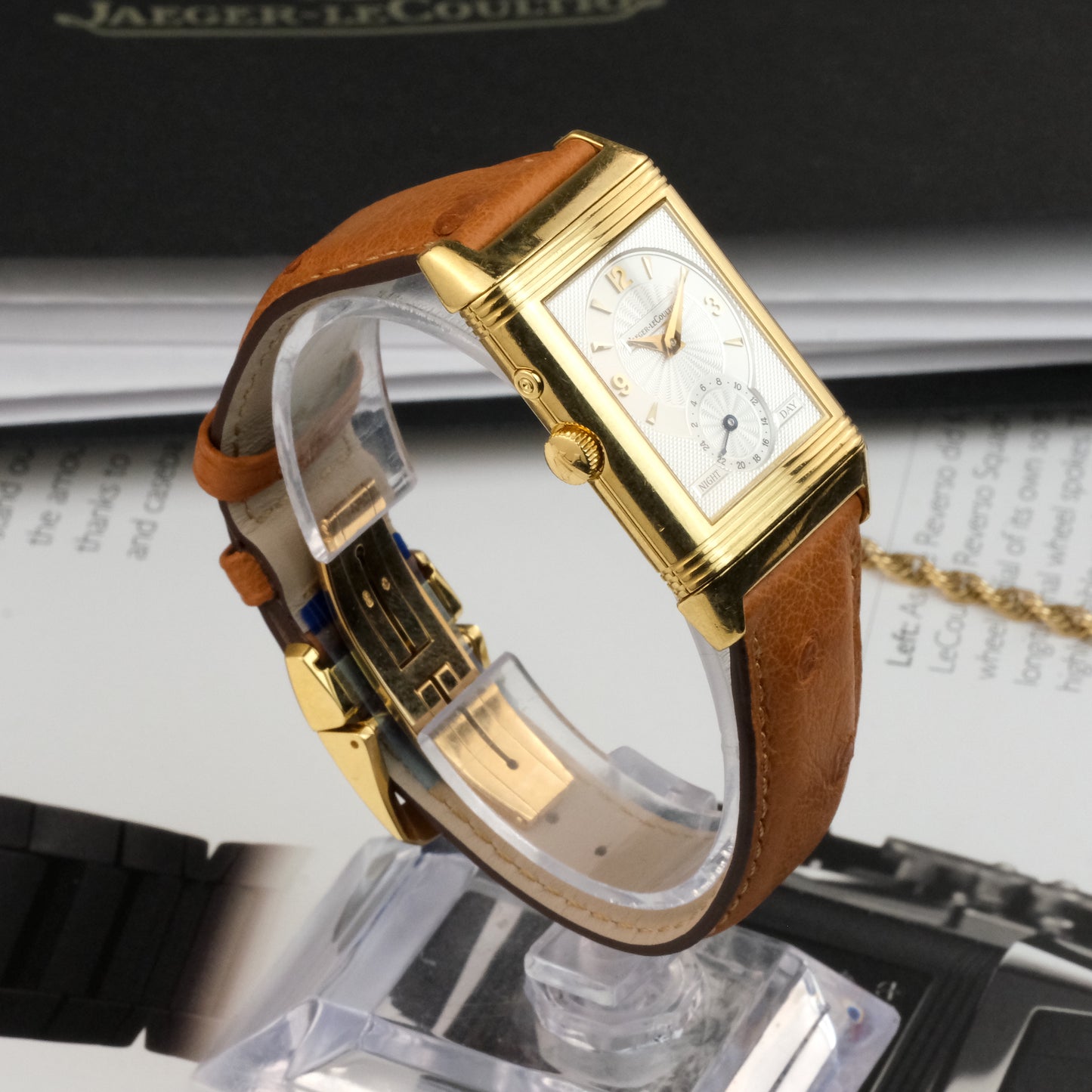 Jaeger-LeCoultre Reverso Duoface, 18k yellow gold, ref 270.1.54, serviced 2024