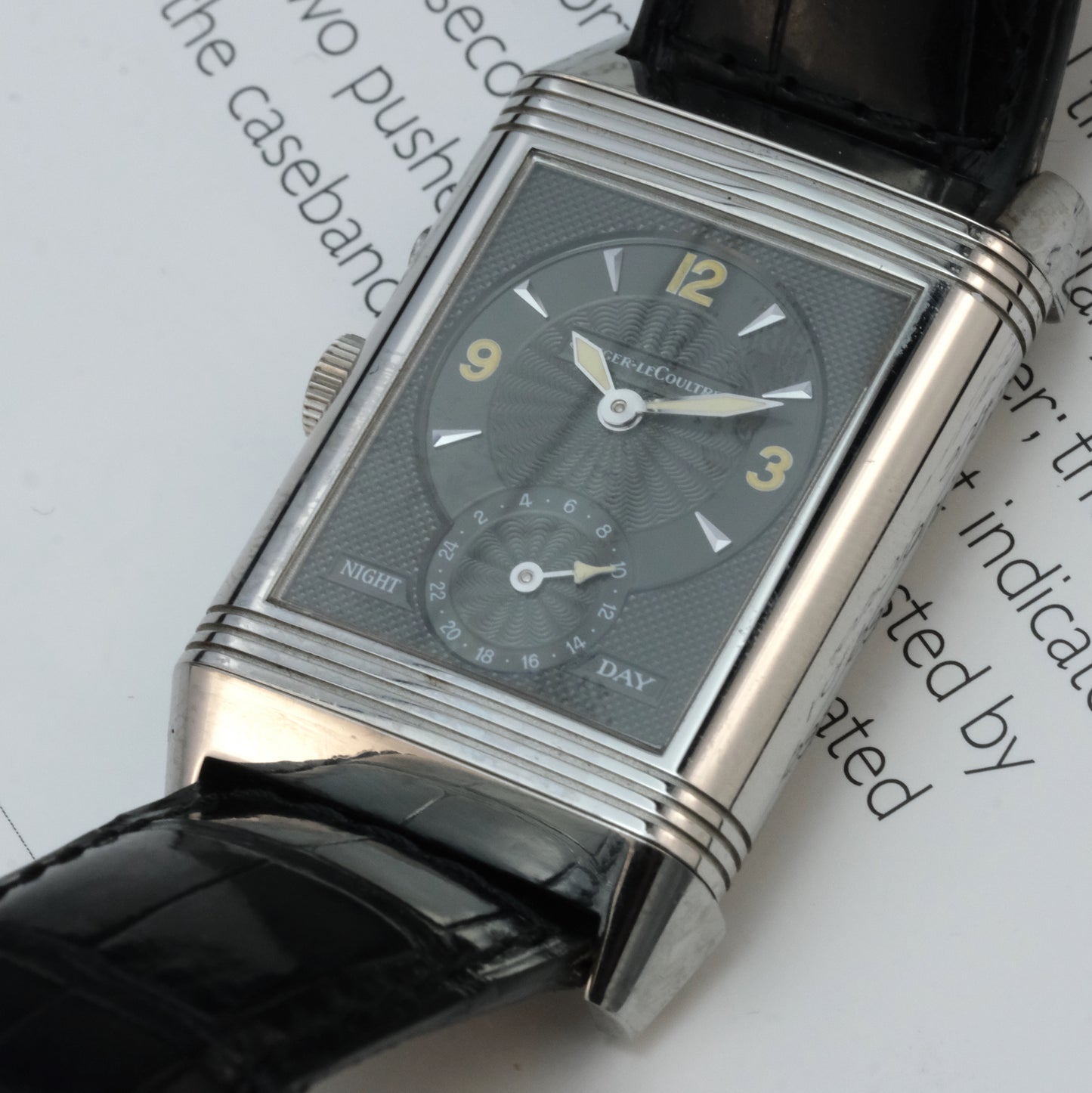 Jaeger-LeCoultre Reverso Duoface Q2718470 with box and pusher