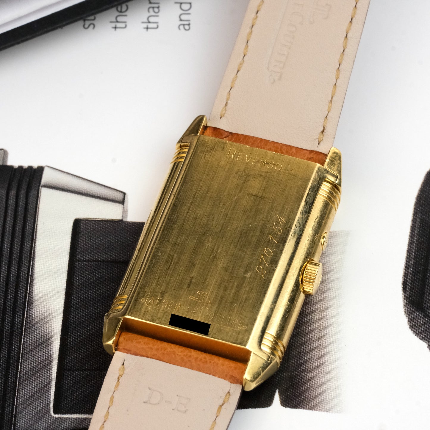 Jaeger-LeCoultre Reverso Duoface, 18k yellow gold, ref 270.1.54, serviced 2024