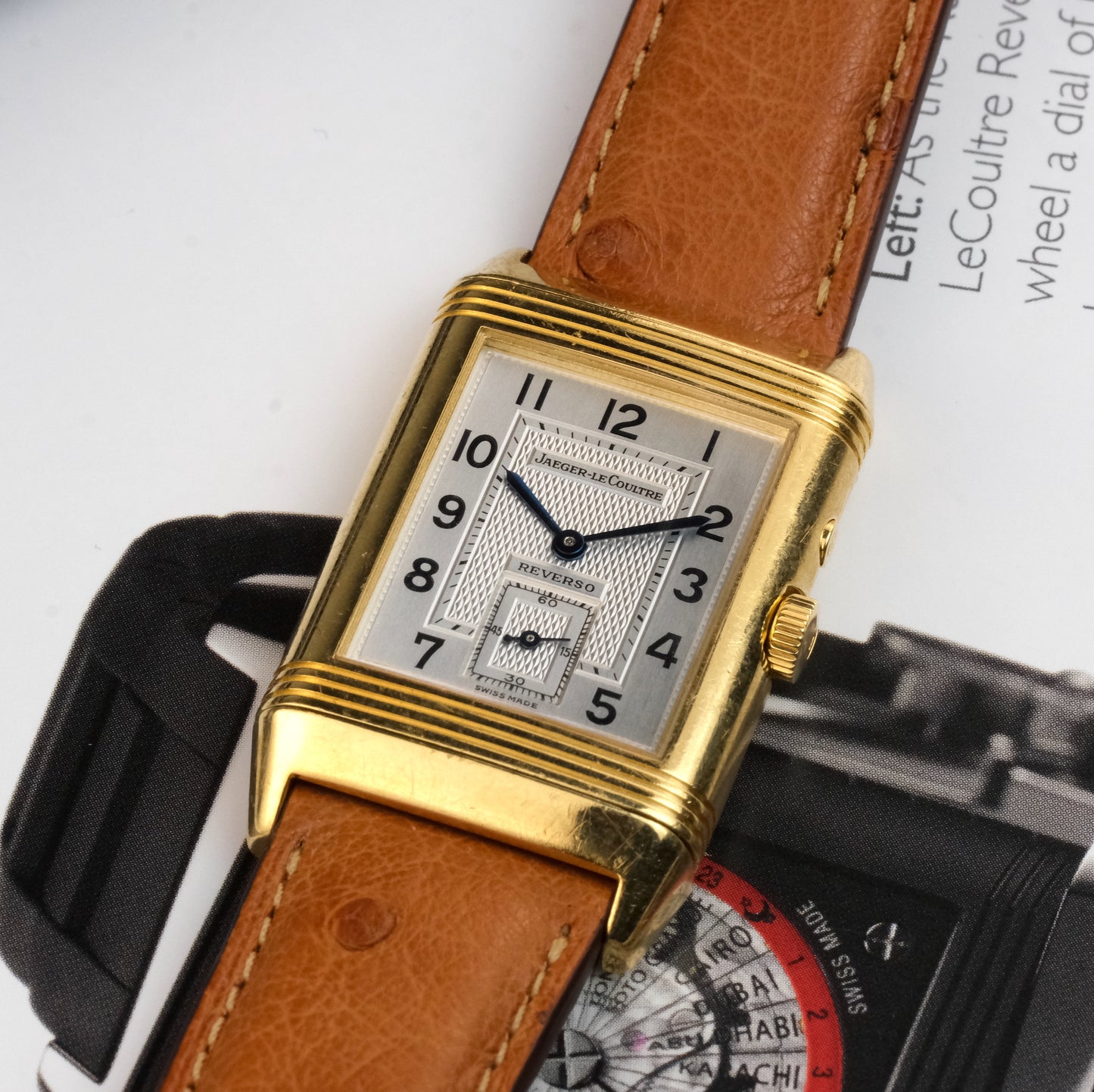 Jaeger-LeCoultre Reverso Duoface, 18k yellow gold, ref 270.1.54, serviced 2024