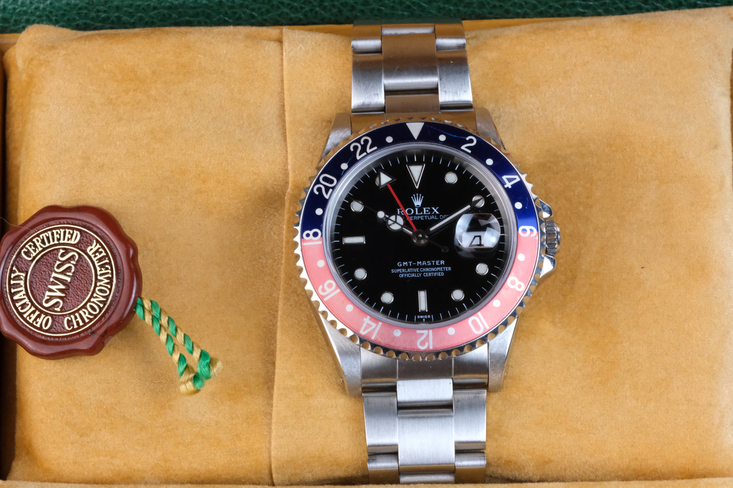 1997 Rolex GMT Master 16700 Pepsi Full Set