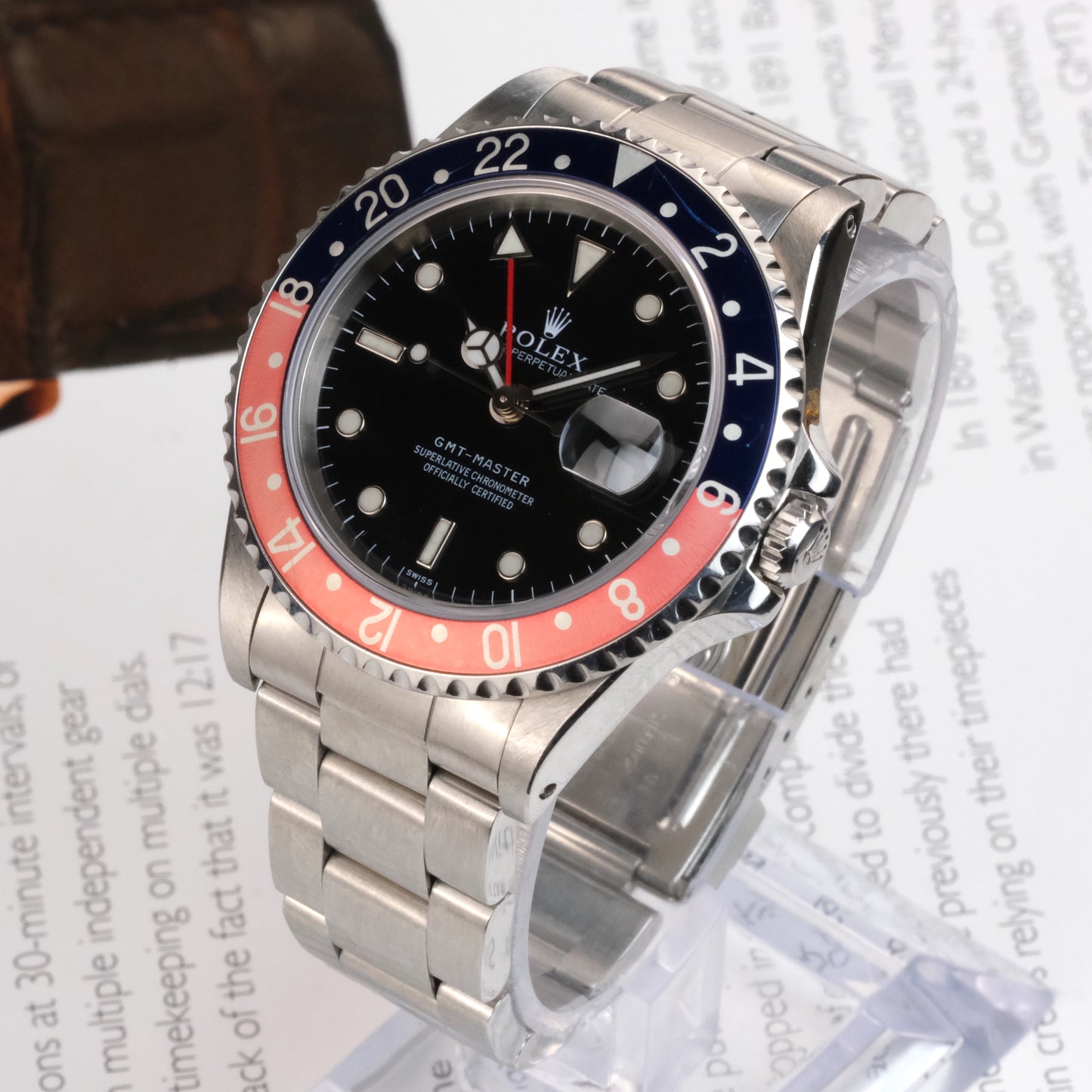 1997 Rolex GMT Master 16700 Pepsi Full Set