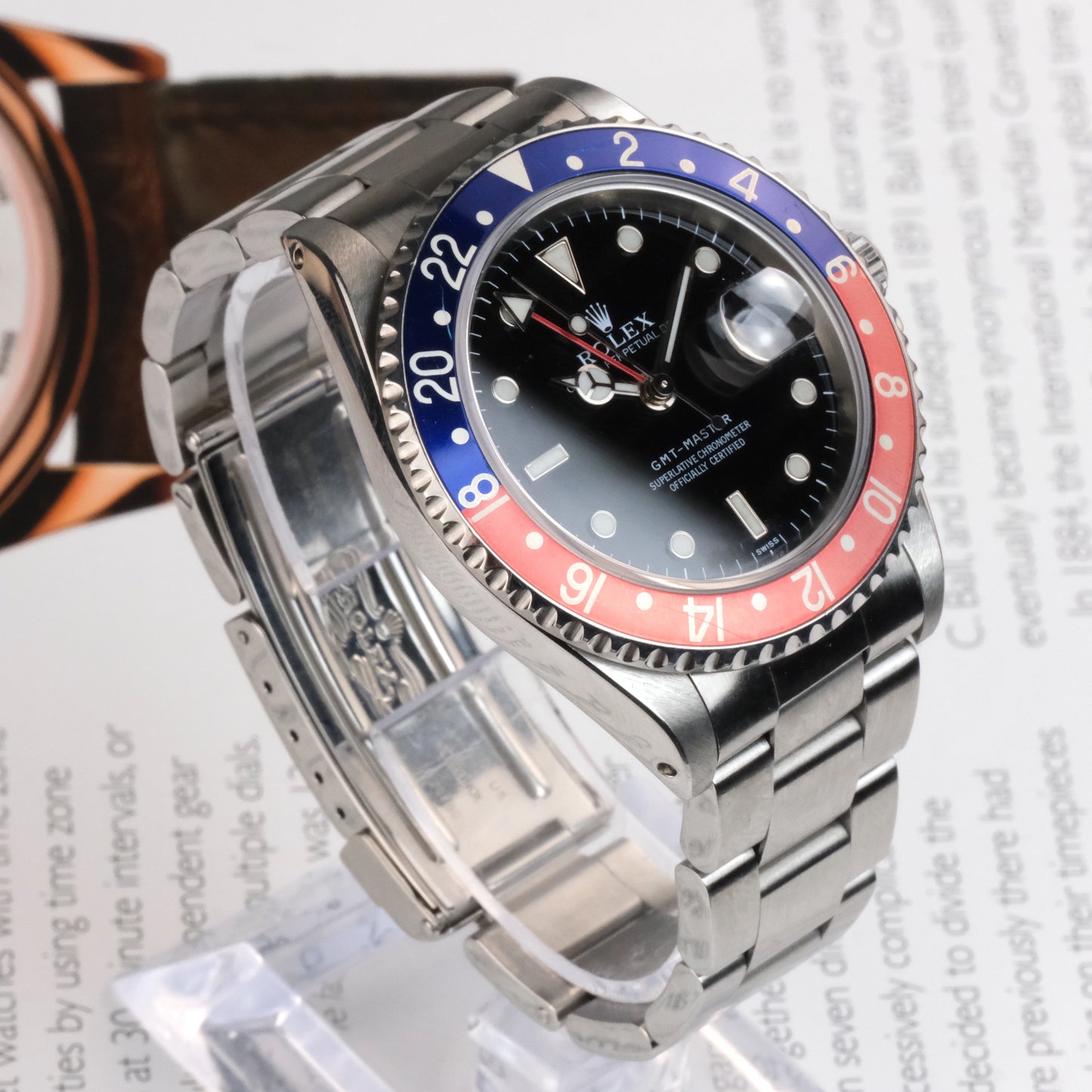 1997 Rolex GMT Master 16700 Pepsi Full Set