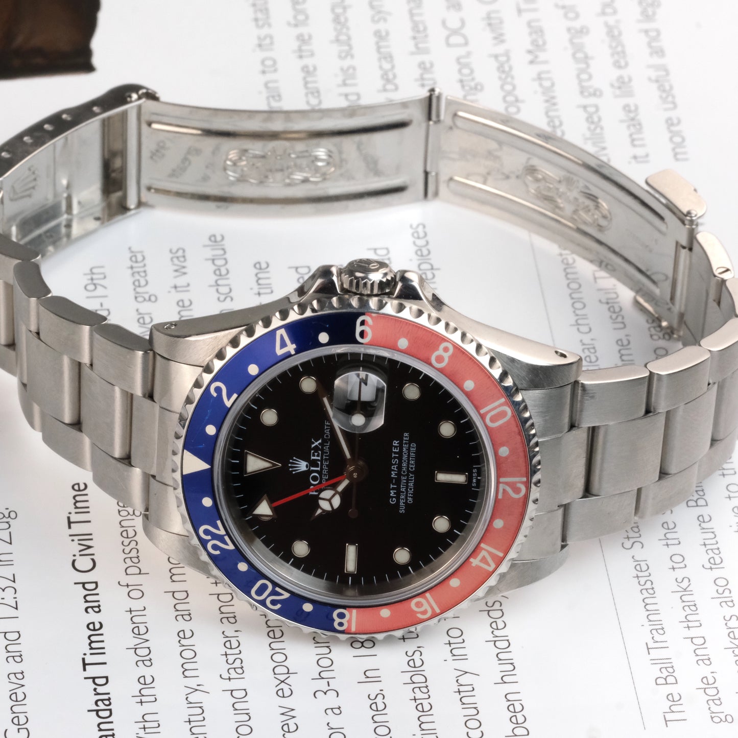 1997 Rolex GMT Master 16700 Pepsi Full Set