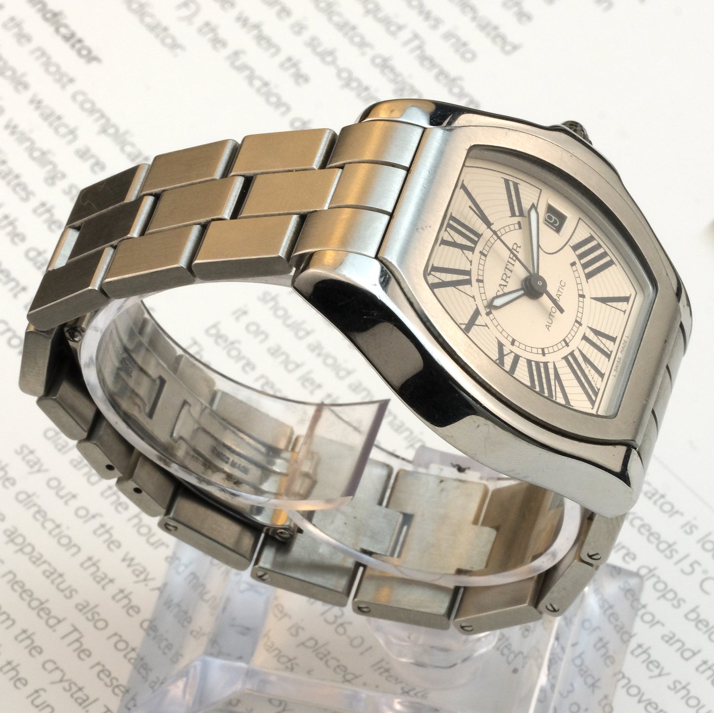 Cartier Roadster S Ref W6206017 + extra strap