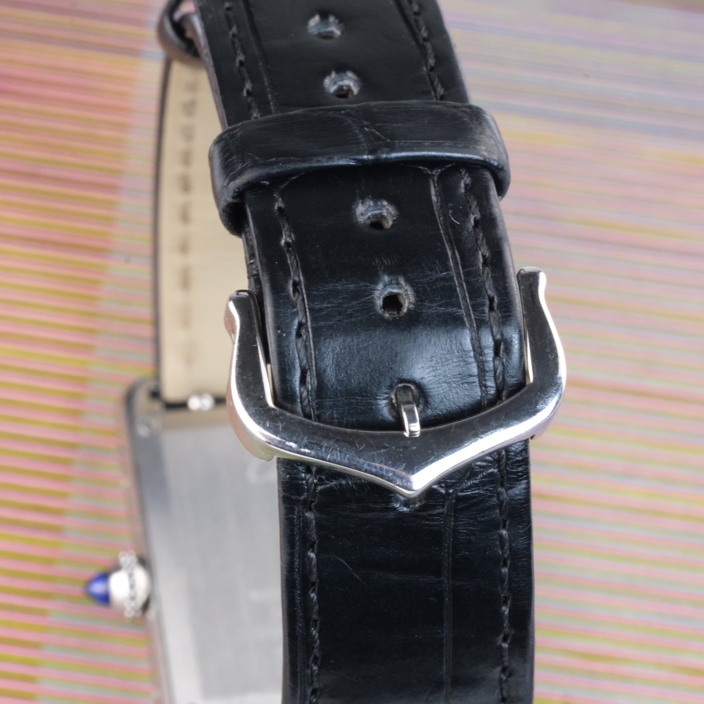 Cartier Tank Must Black WSTA0072, box and warranty