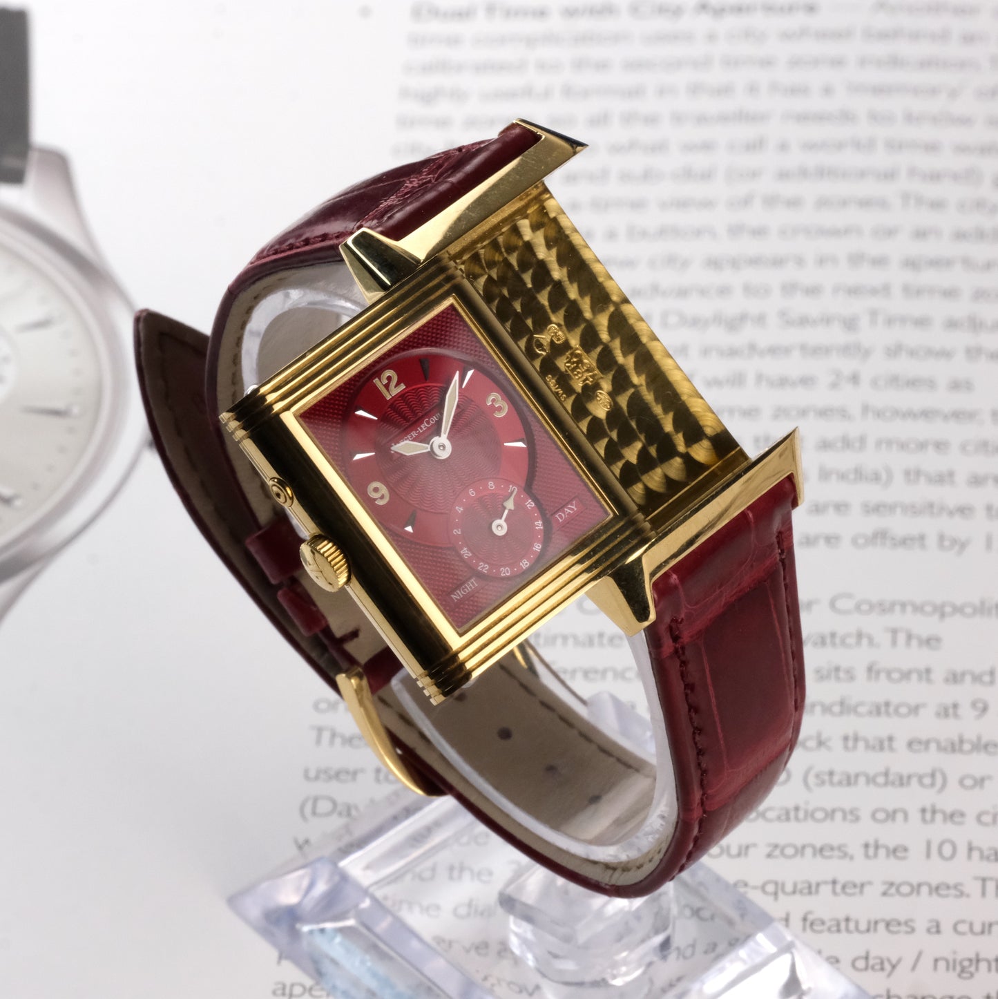 2000's Jaeger-LeCoultre Reverso Duo Serie Premier Ref. 270.1.54 Red Japan Edition (one of 39 made)