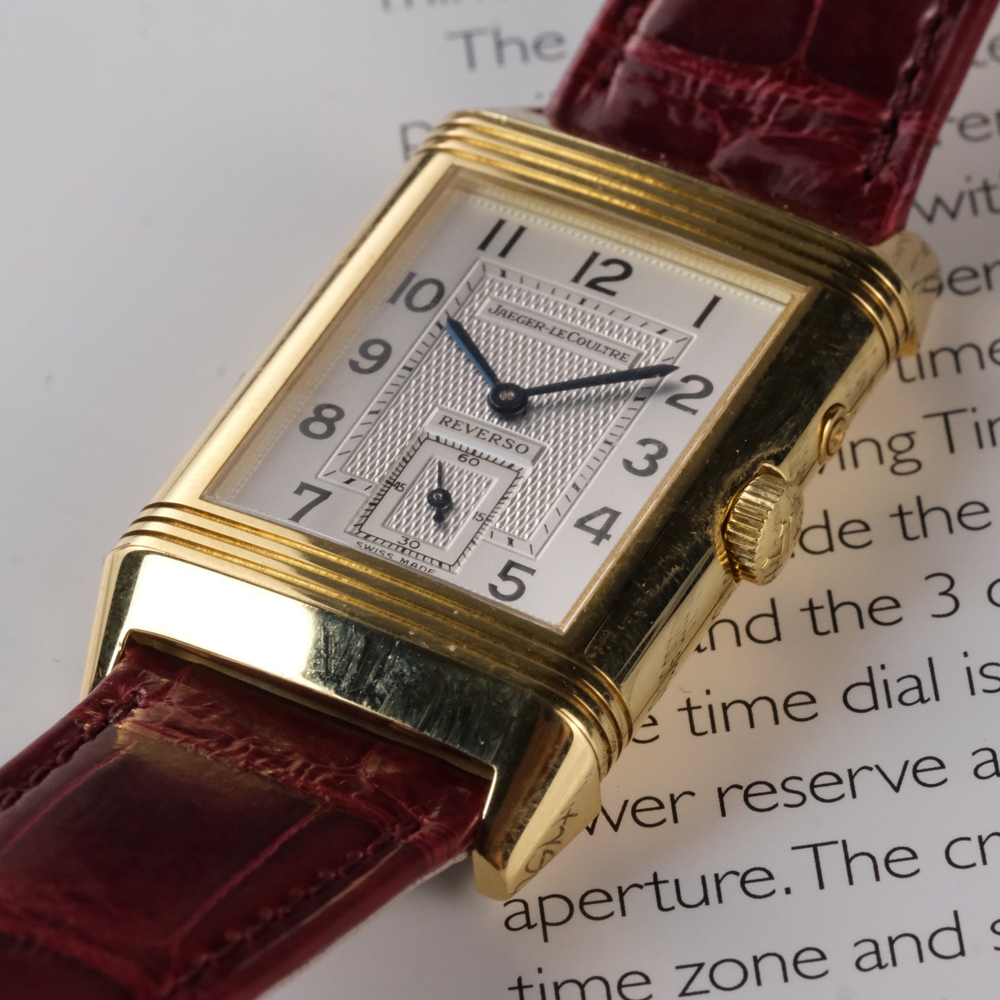 2000's Jaeger-LeCoultre Reverso Duo Serie Premier Ref. 270.1.54 Red Japan Edition (one of 39 made)