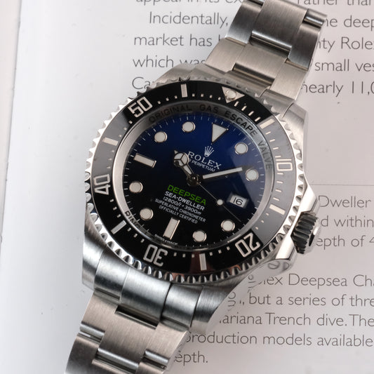 2015 Rolex Sea Dweller Deepsea 116660 James Cameron Full Kit