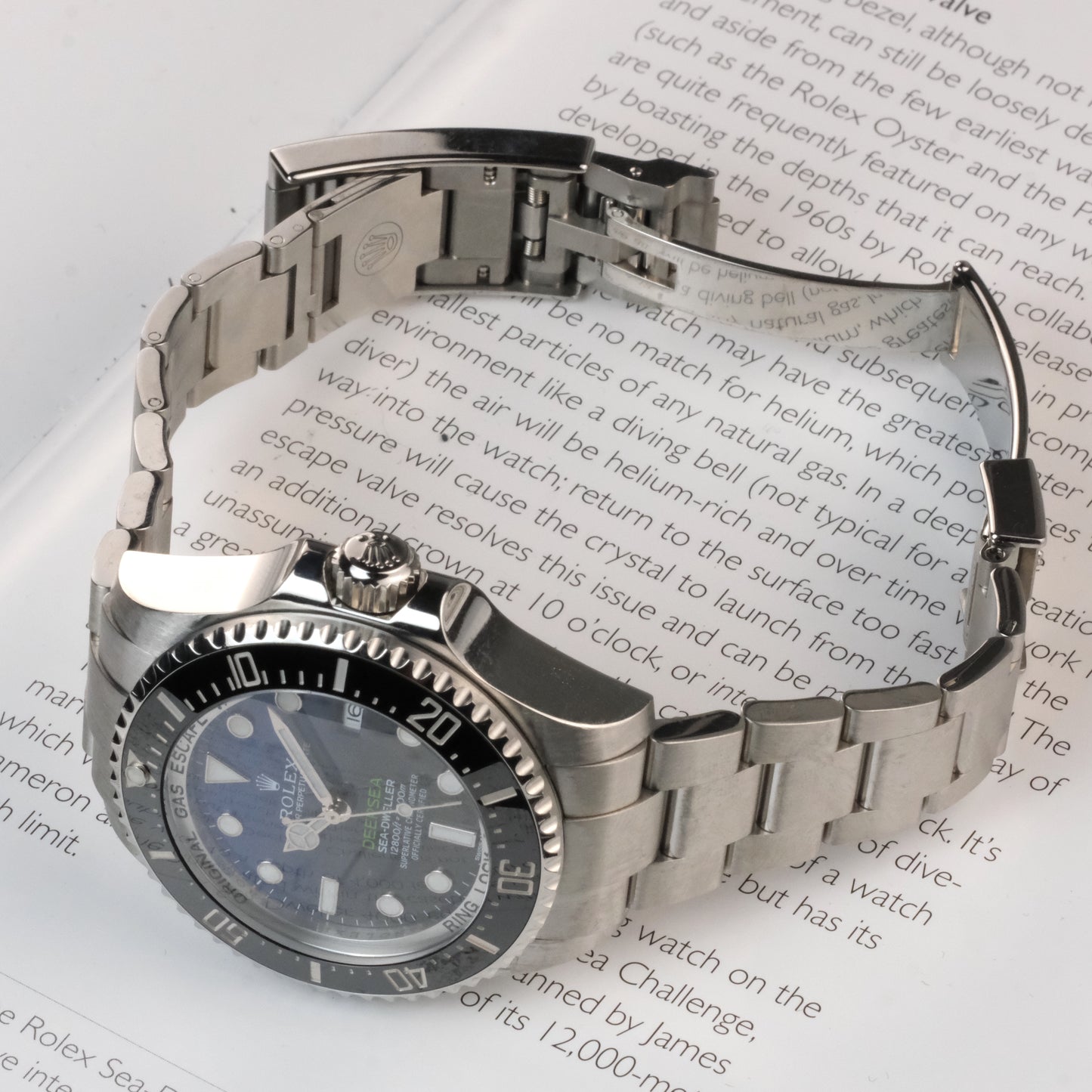 2015 Rolex Sea Dweller Deepsea 116660 James Cameron Full Kit