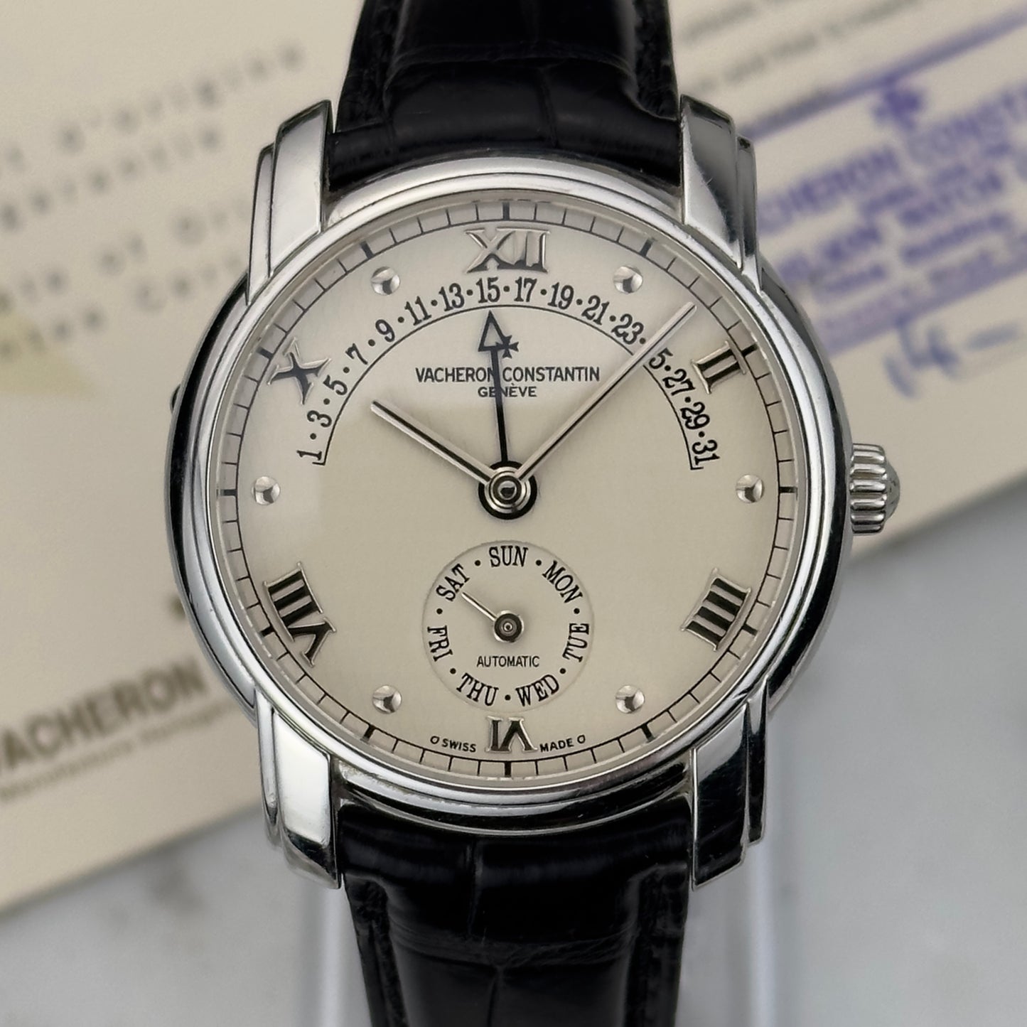 2005 Vacheron Constantin Patrimony 31 Day Retrograde White Gold | 47245/000G-8773 | Papers