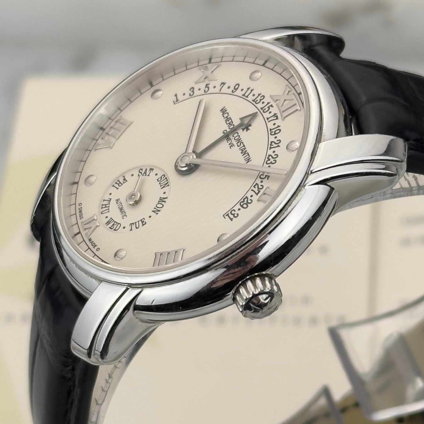 2005 Vacheron Constantin Patrimony 31 Day Retrograde White Gold | 47245/000G-8773 | Papers