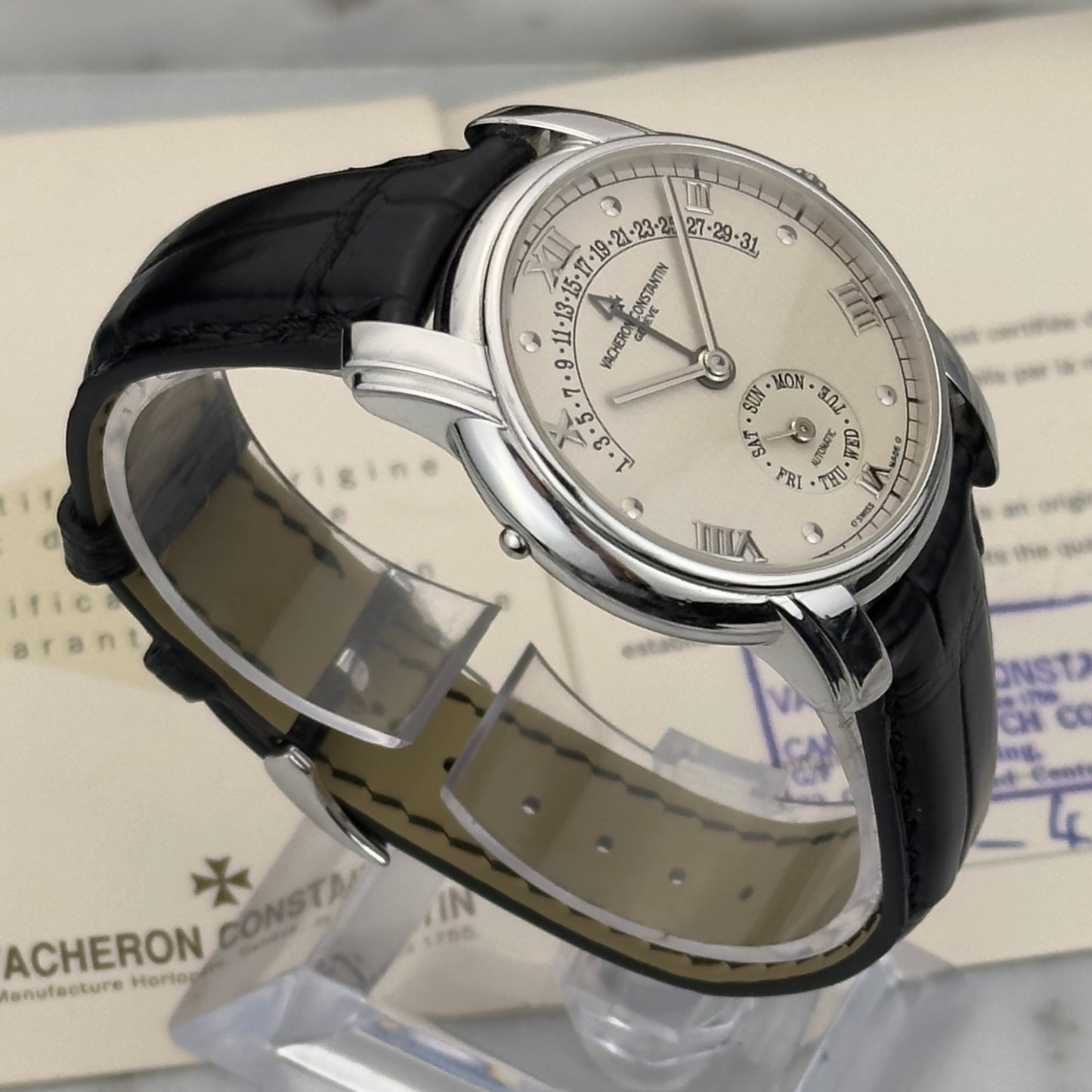 2005 Vacheron Constantin Patrimony 31 Day Retrograde White Gold | 47245/000G-8773 | Papers