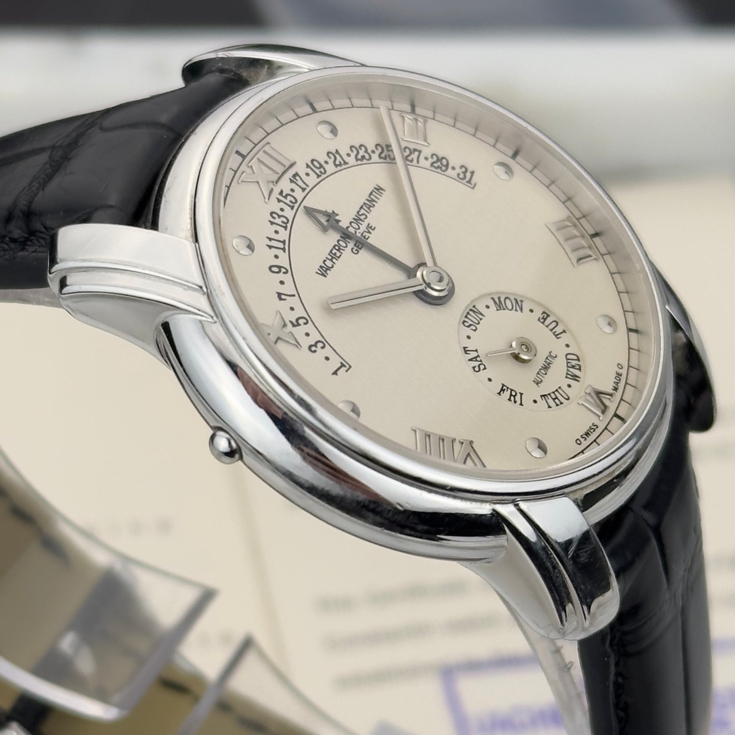 2005 Vacheron Constantin Patrimony 31 Day Retrograde White Gold | 47245/000G-8773 | Papers