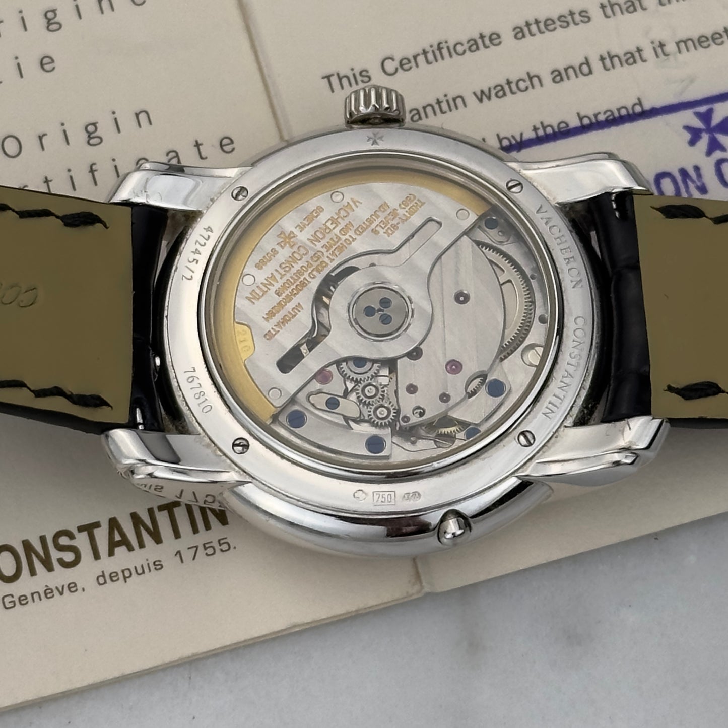 2005 Vacheron Constantin Patrimony 31 Day Retrograde White Gold | 47245/000G-8773 | Papers