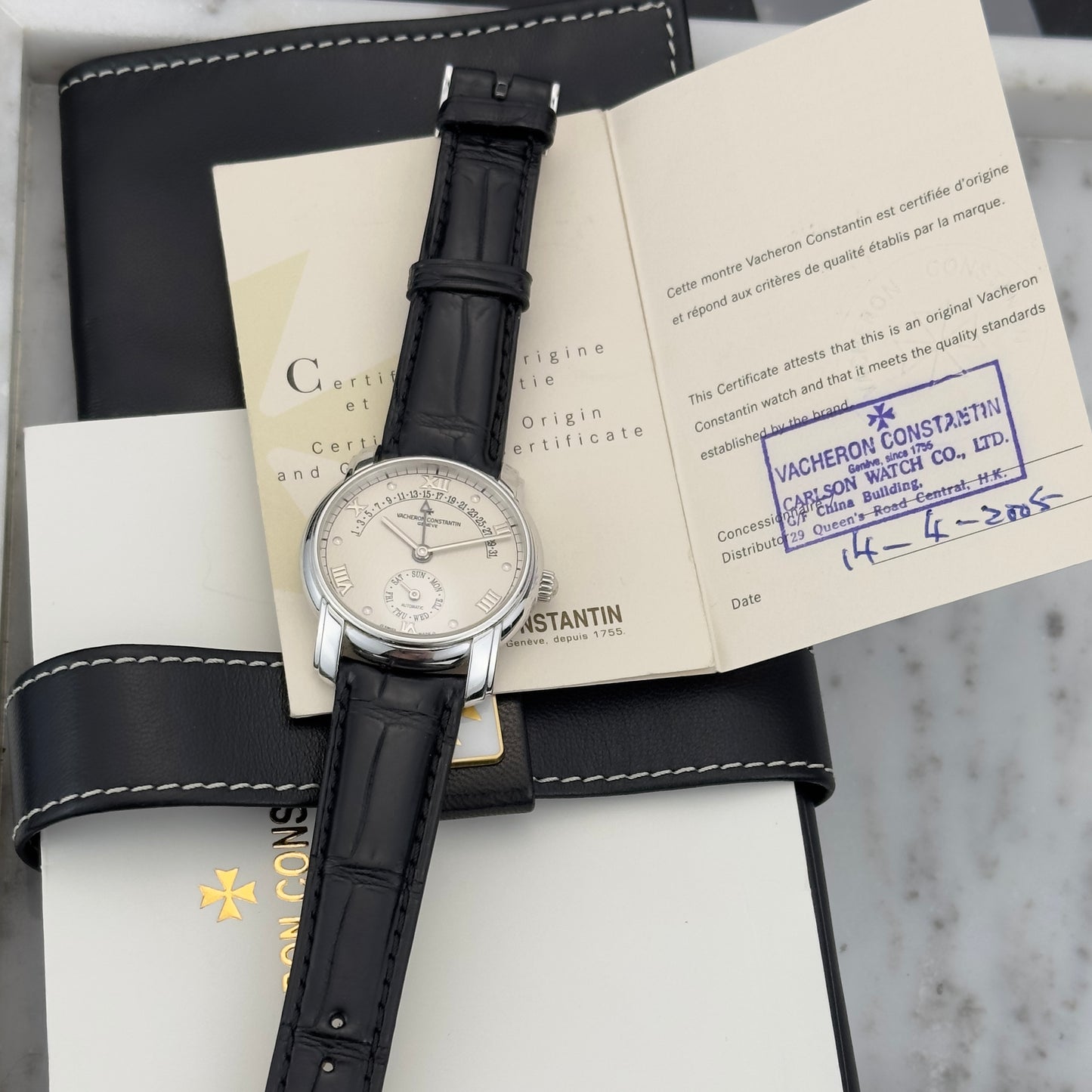 2005 Vacheron Constantin Patrimony 31 Day Retrograde White Gold | 47245/000G-8773 | Papers