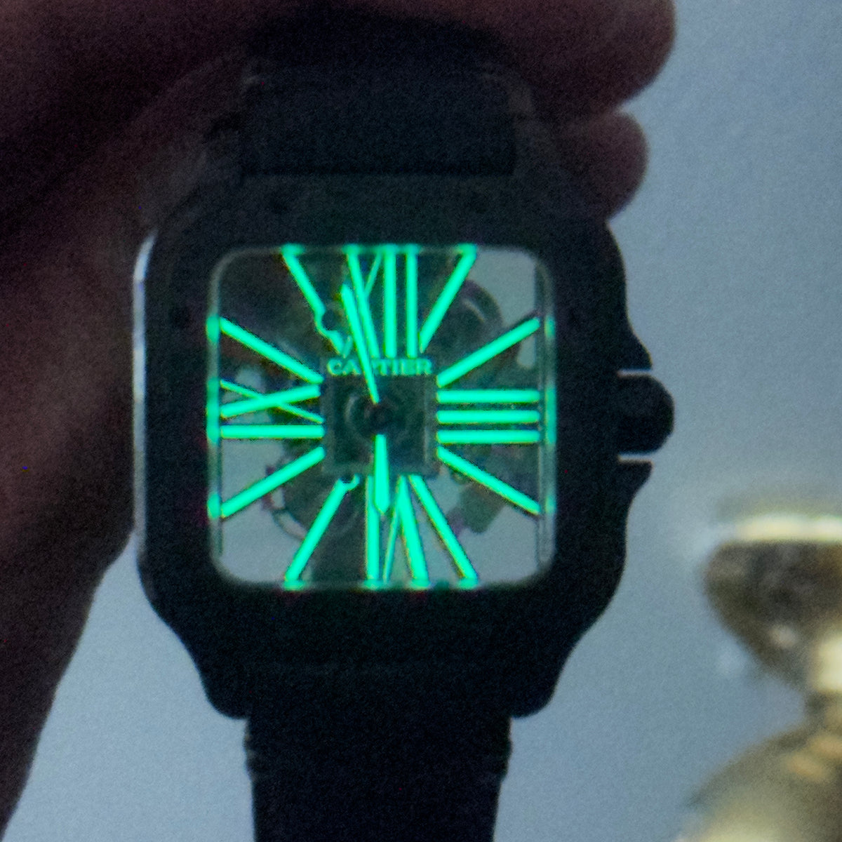 2022 Cartier Santos de Cartier Skeleton ADLC "Noctambule" | WHSA0009 | Full Set