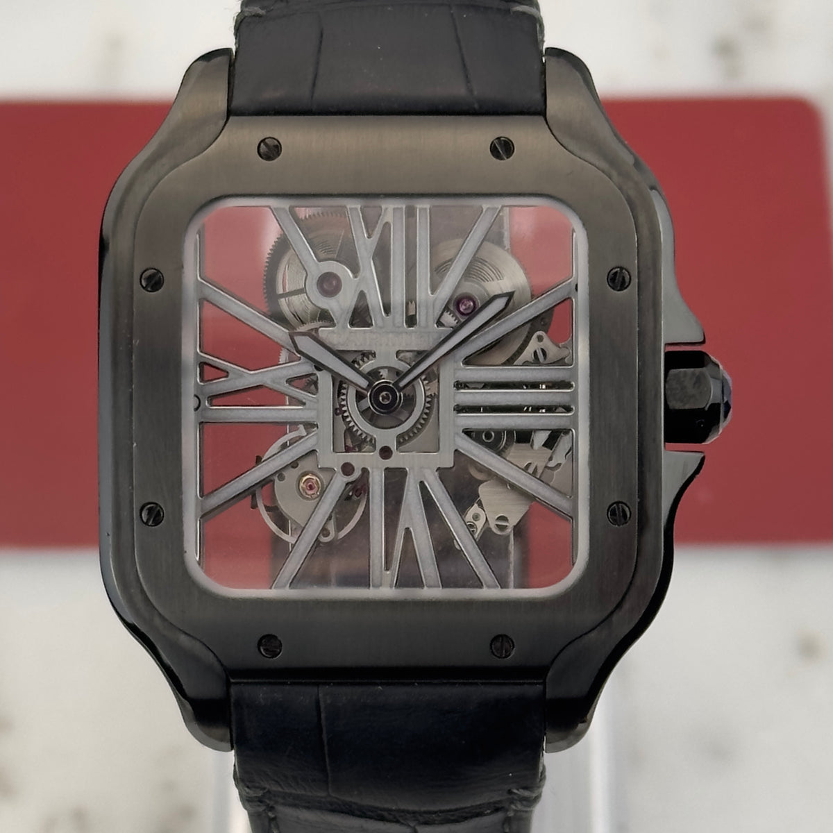 2022 Cartier Santos de Cartier Skeleton ADLC "Noctambule" | WHSA0009 | Full Set