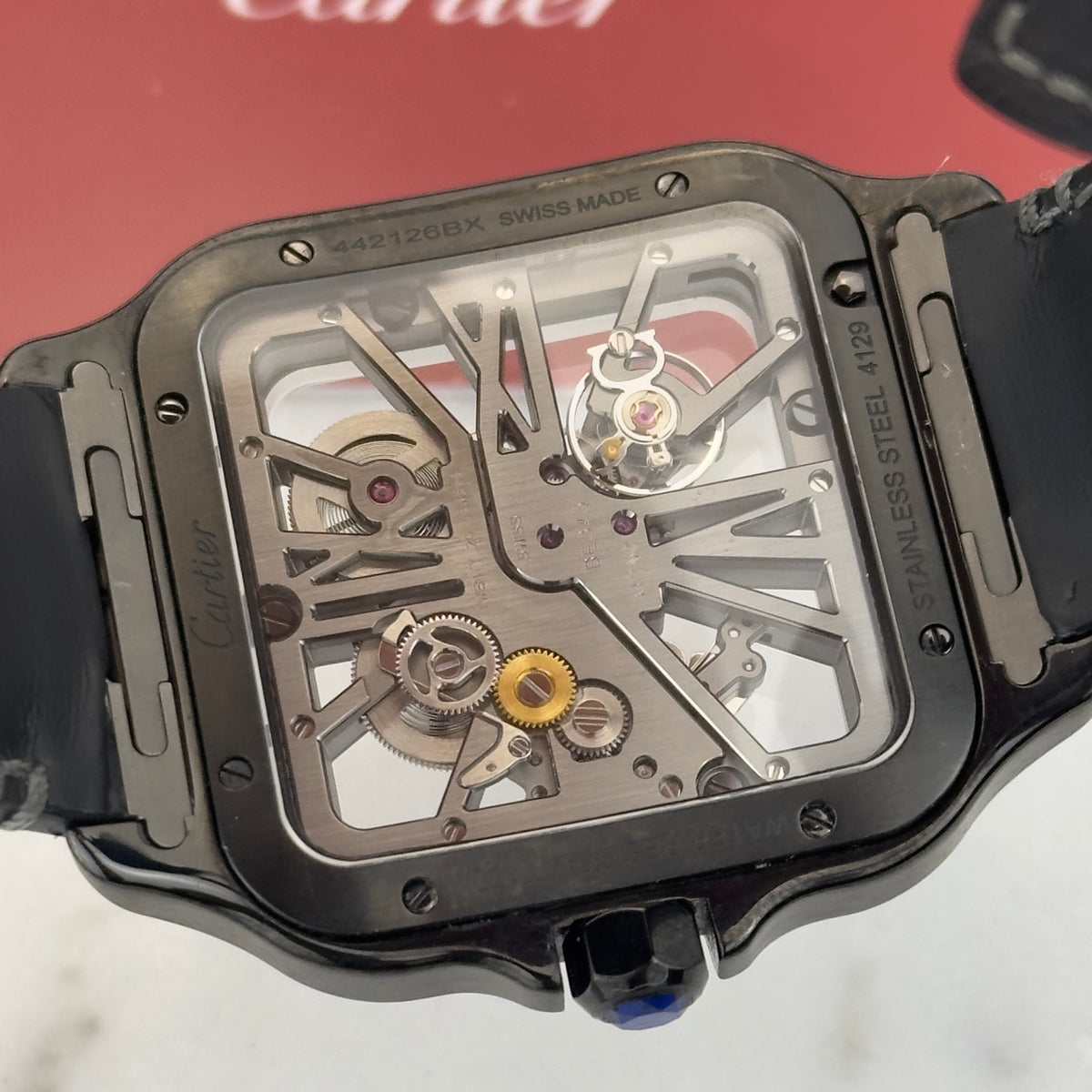 2022 Cartier Santos de Cartier Skeleton ADLC "Noctambule" | WHSA0009 | Full Set