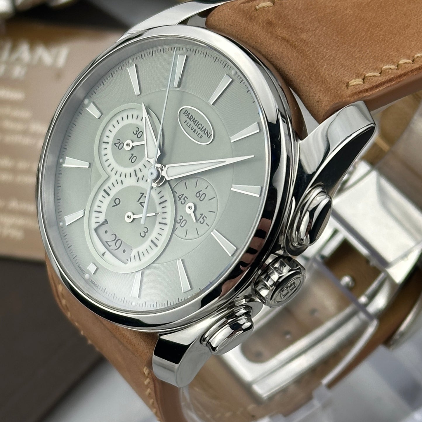 2023 Parmigiani Fleurier 2023 Tonda Metrographe Green | PFC274-0005600-B33002 | Full Set, Boutique Exclusive