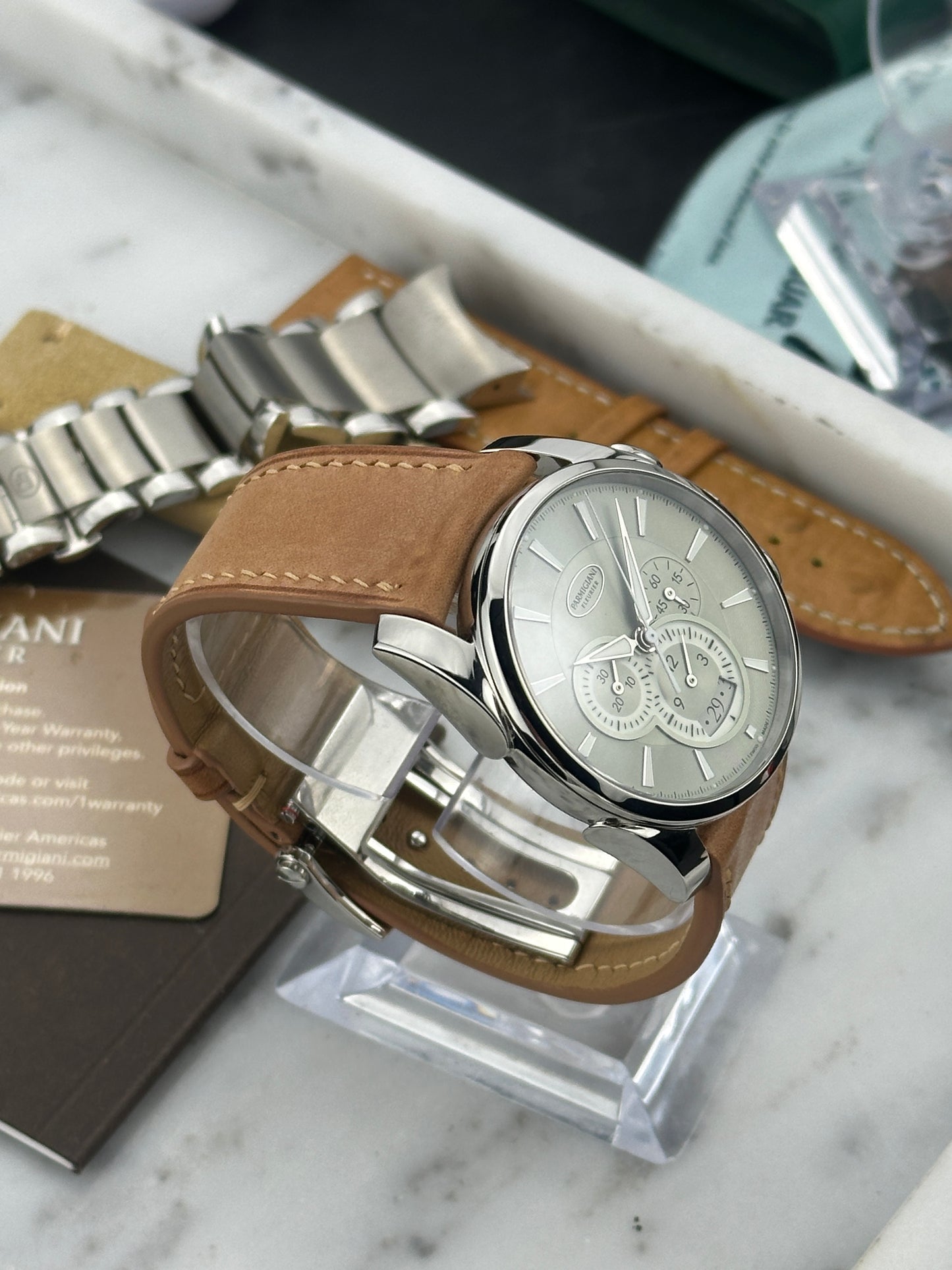 2023 Parmigiani Fleurier 2023 Tonda Metrographe Green | PFC274-0005600-B33002 | Full Set, Boutique Exclusive