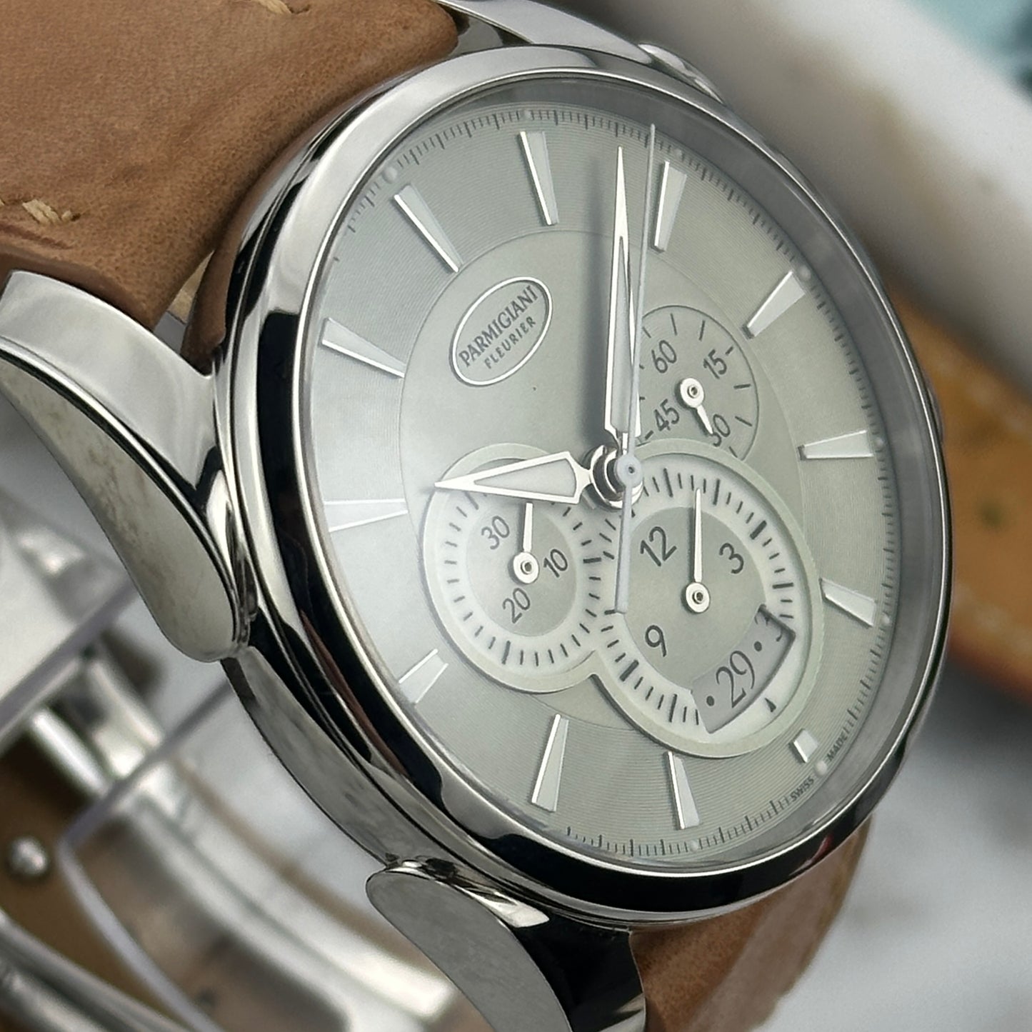 2023 Parmigiani Fleurier 2023 Tonda Metrographe Green | PFC274-0005600-B33002 | Full Set, Boutique Exclusive