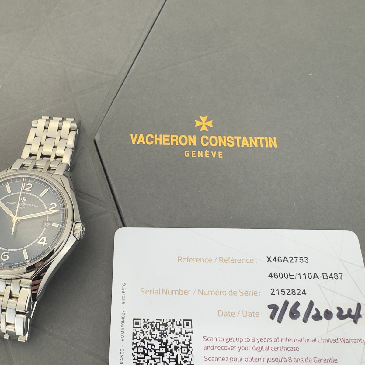 2024 Vacheron Constantin FiftySix | 4600E/110A-B487 | Box & Papers