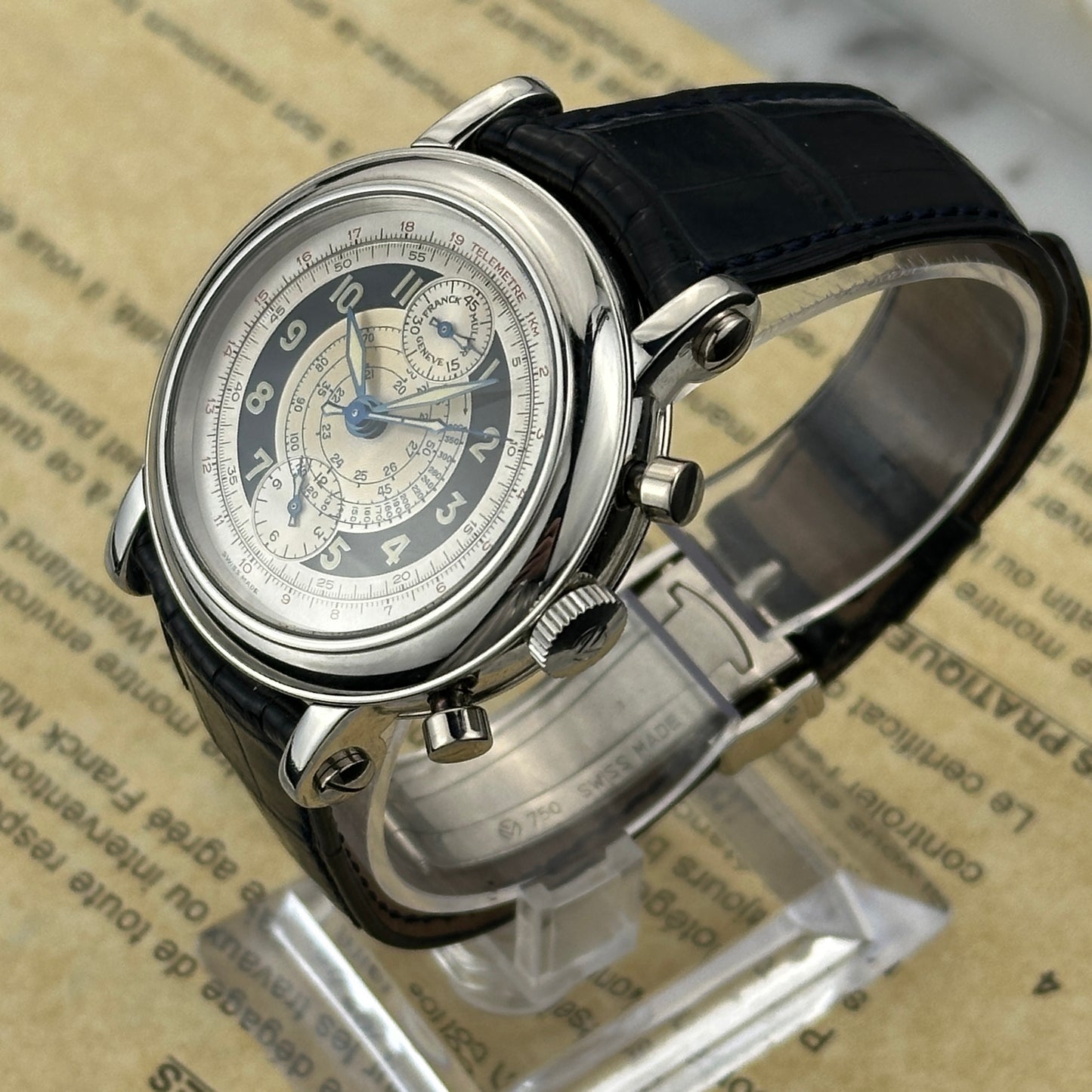 2004 Franck Muller Platinum Chronograph | 7000 CC S45 | Box and Papers