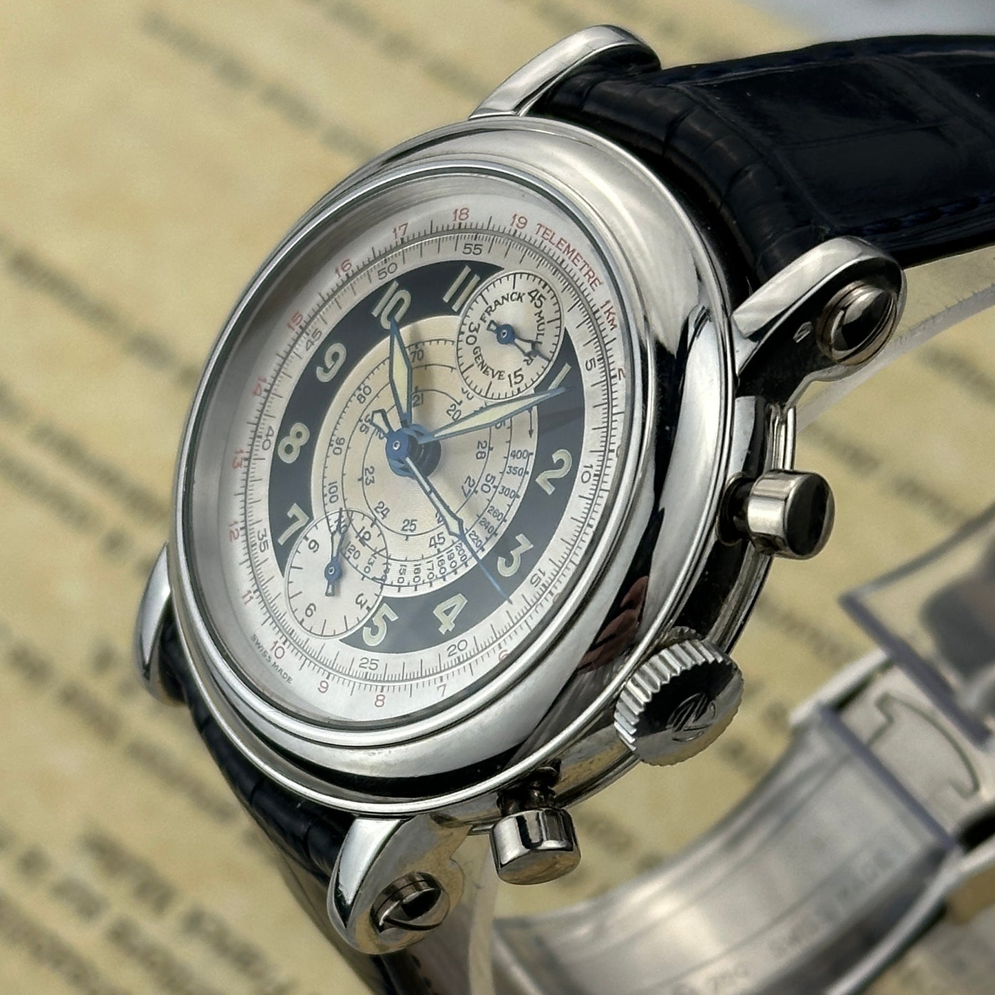 2004 Franck Muller Platinum Chronograph | 7000 CC S45 | Box and Papers