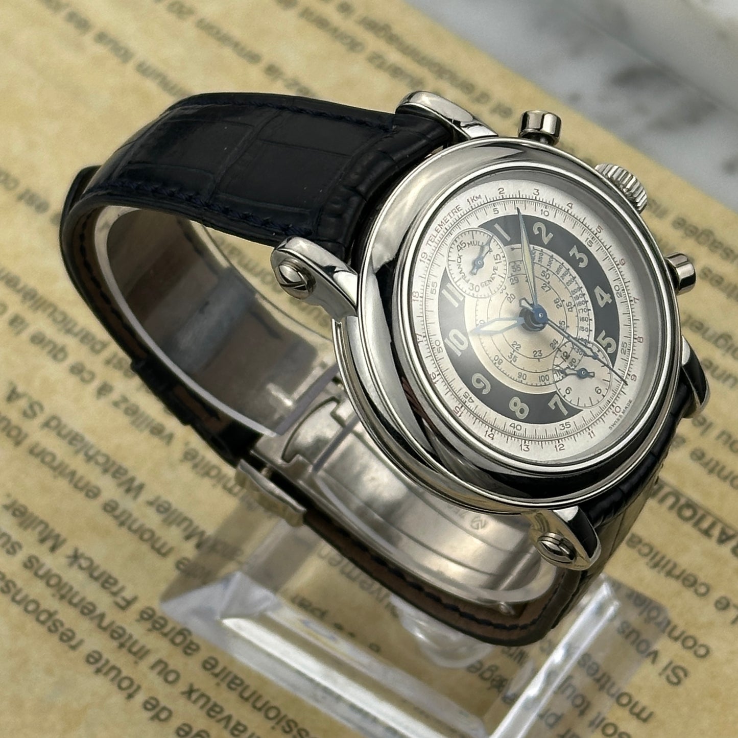 2004 Franck Muller Platinum Chronograph | 7000 CC S45 | Box and Papers