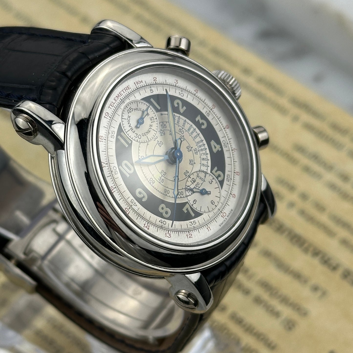2004 Franck Muller Platinum Chronograph | 7000 CC S45 | Box and Papers