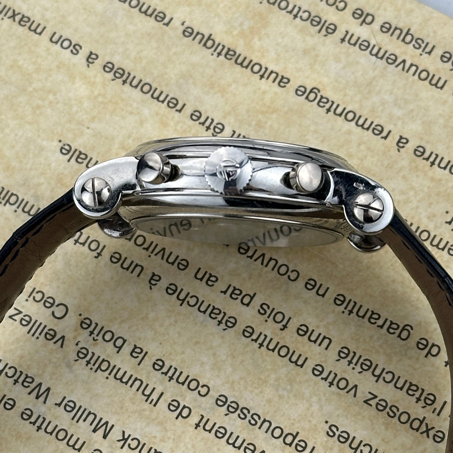 2004 Franck Muller Platinum Chronograph | 7000 CC S45 | Box and Papers