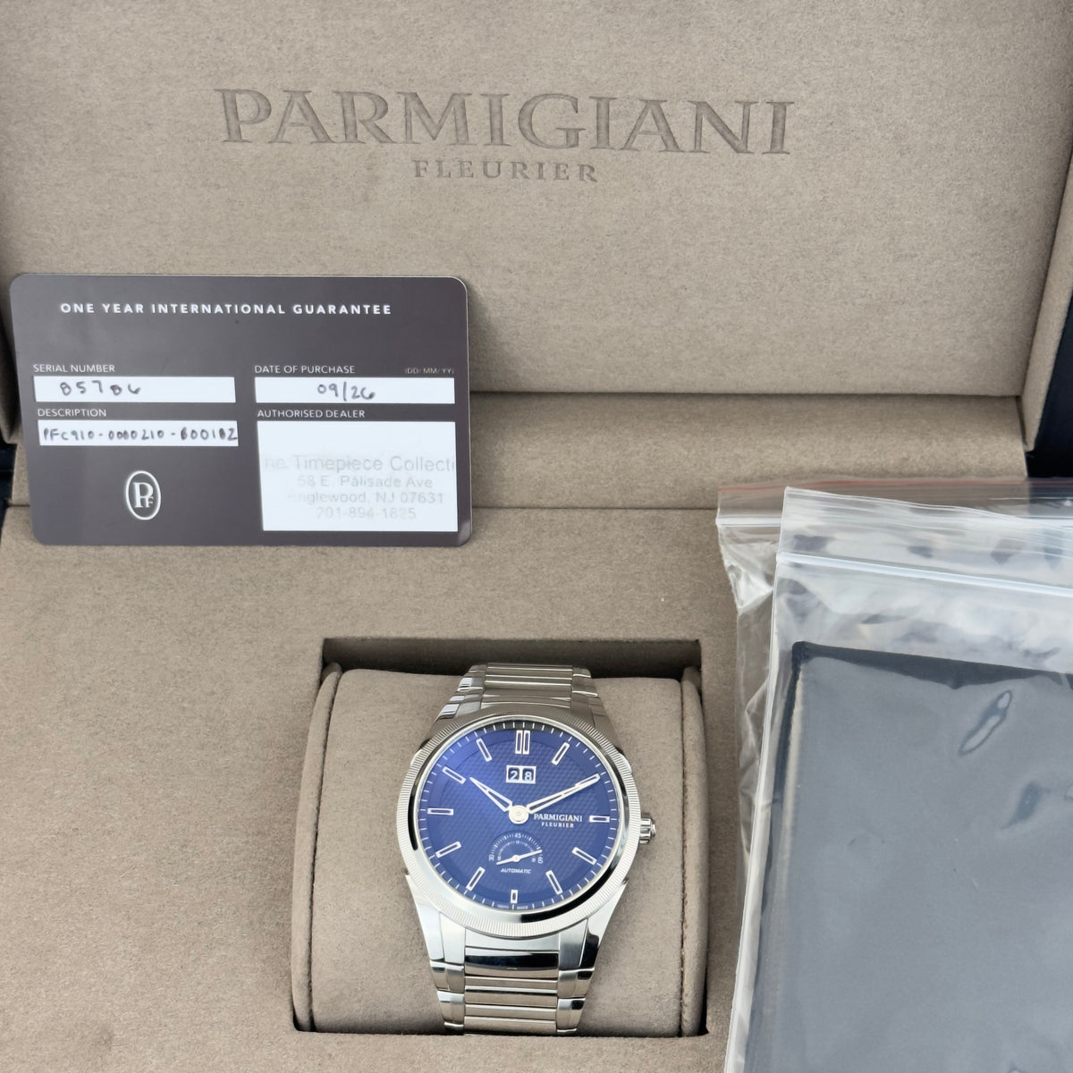 2026 Parmigiani Fleurier Tonda GT Limited Edition of 250 | PFC910-0000210-B00182 | Full Set