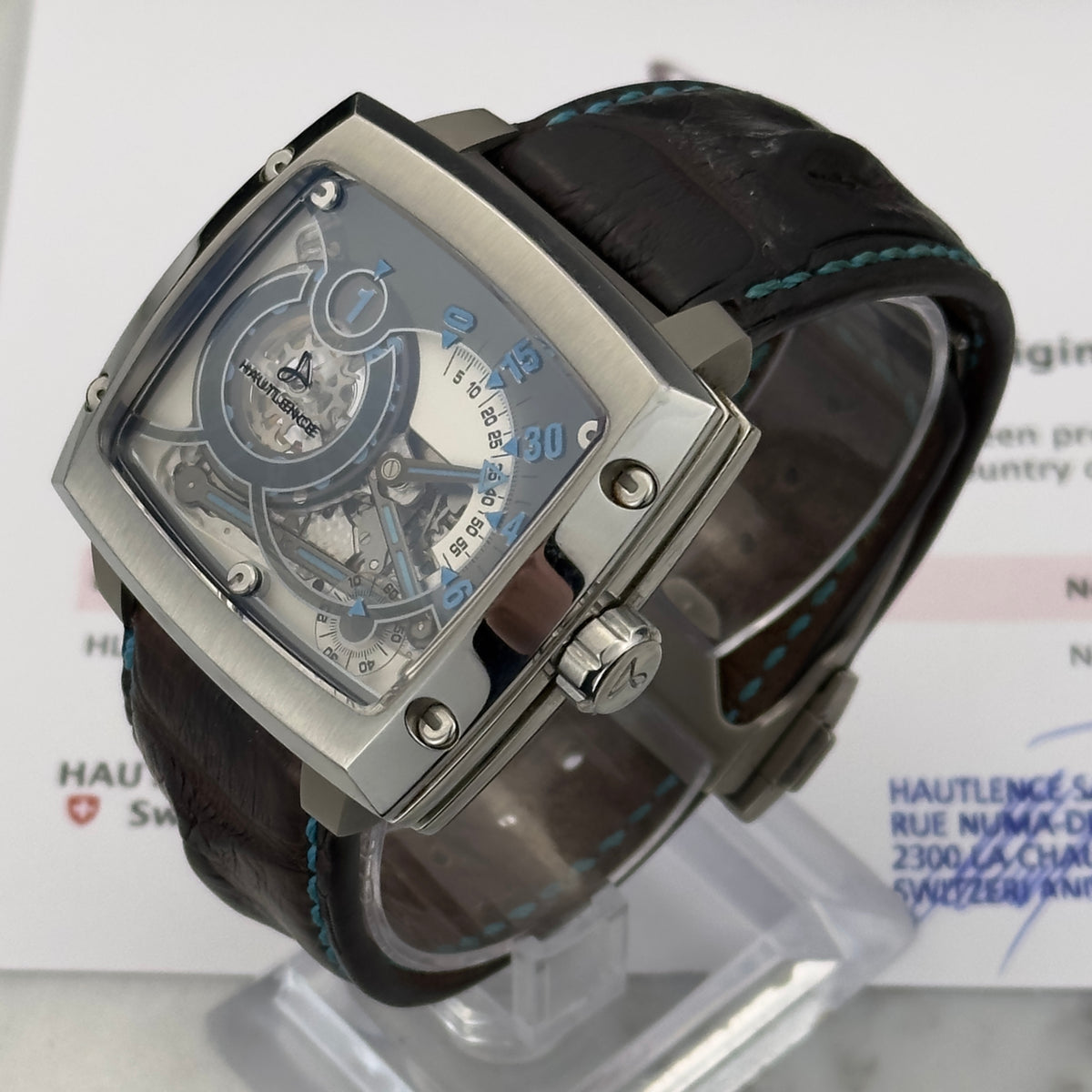 C. 2012 Hautlence Avant-Garde Jump Hour Retrograde | HLRS 02 | Box & Papers