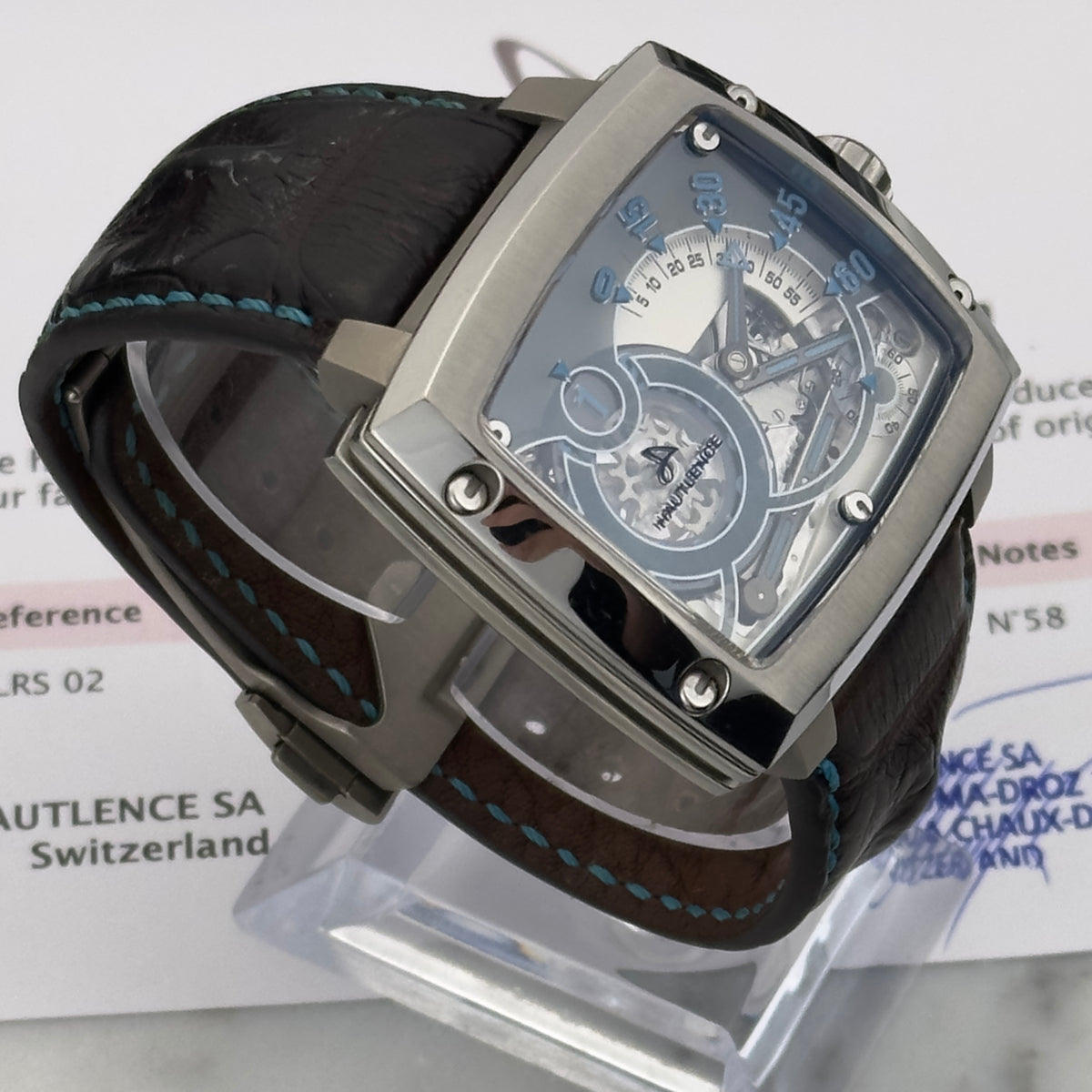 C. 2012 Hautlence Avant-Garde Jump Hour Retrograde | HLRS 02 | Box & Papers