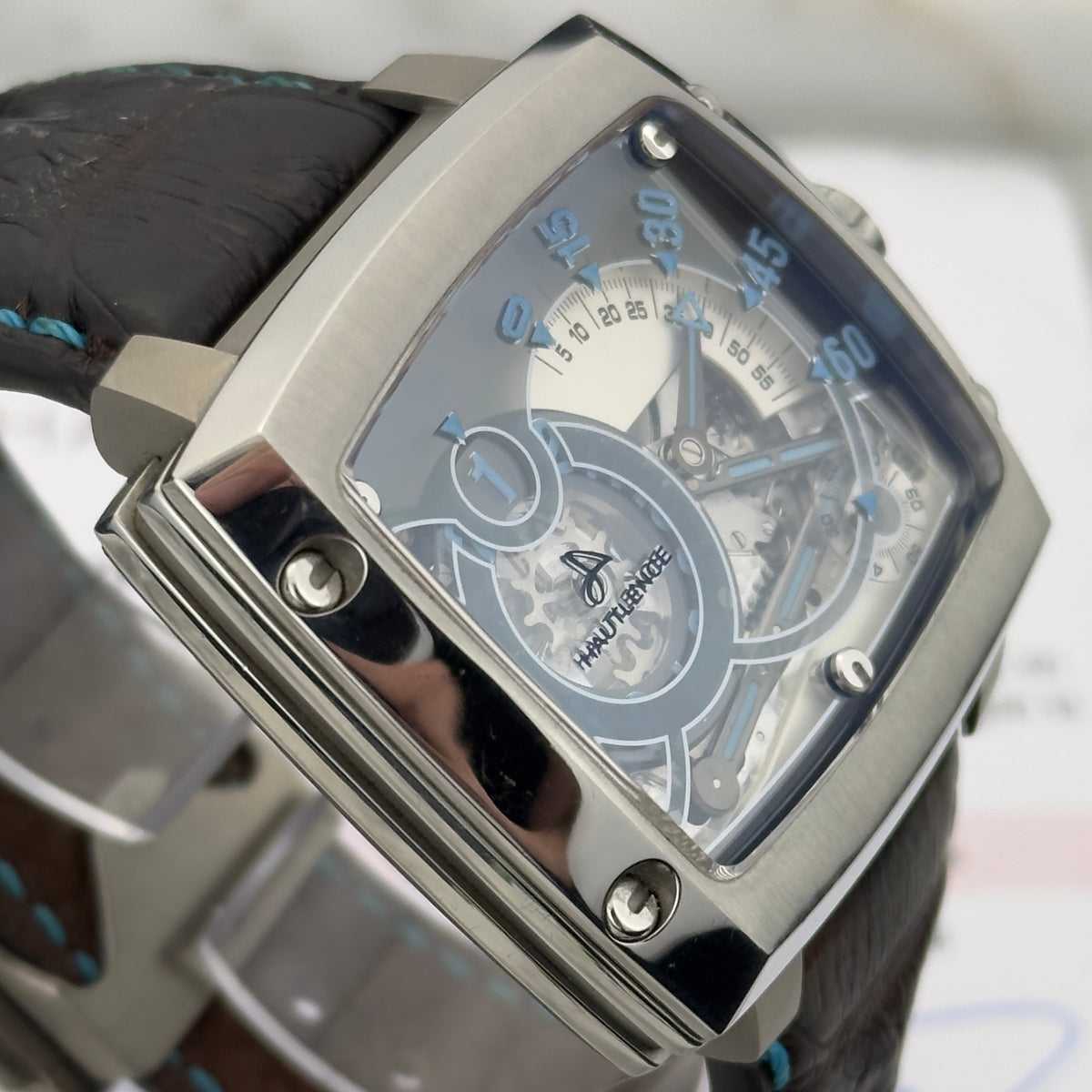C. 2012 Hautlence Avant-Garde Jump Hour Retrograde | HLRS 02 | Box & Papers