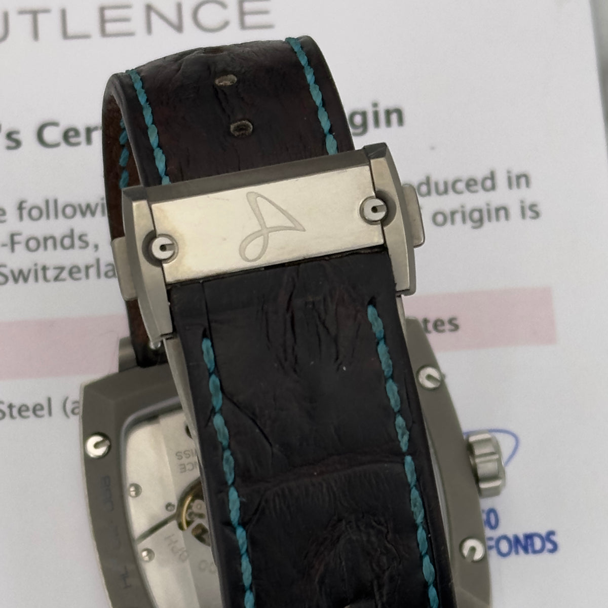 C. 2012 Hautlence Avant-Garde Jump Hour Retrograde | HLRS 02 | Box & Papers