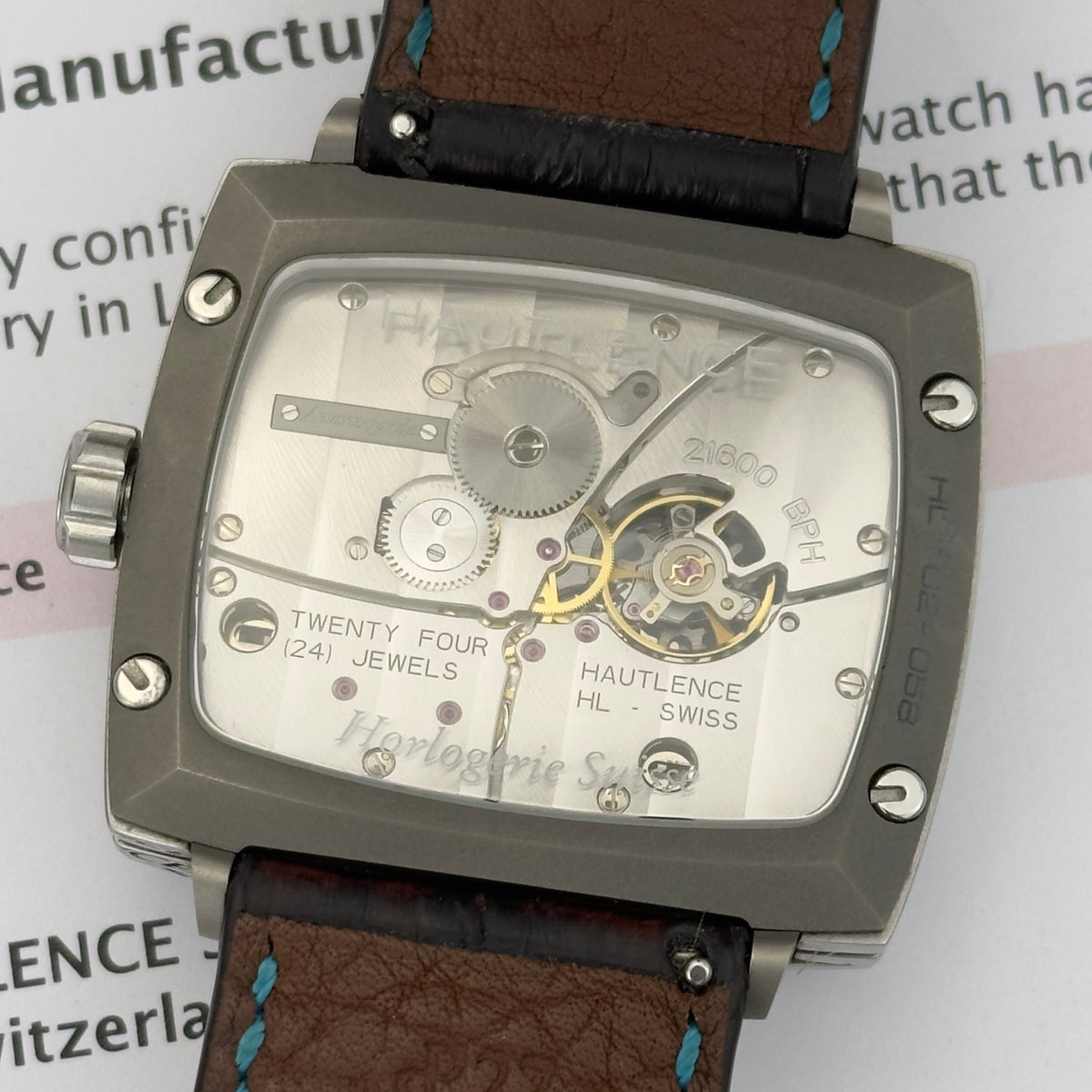 C. 2012 Hautlence Avant-Garde Jump Hour Retrograde | HLRS 02 | Box & Papers