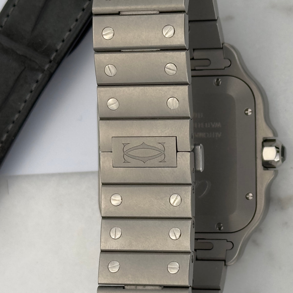 2026 Cartier Santos de Cartier Large Titanium | WSSA0089 | Box & Papers