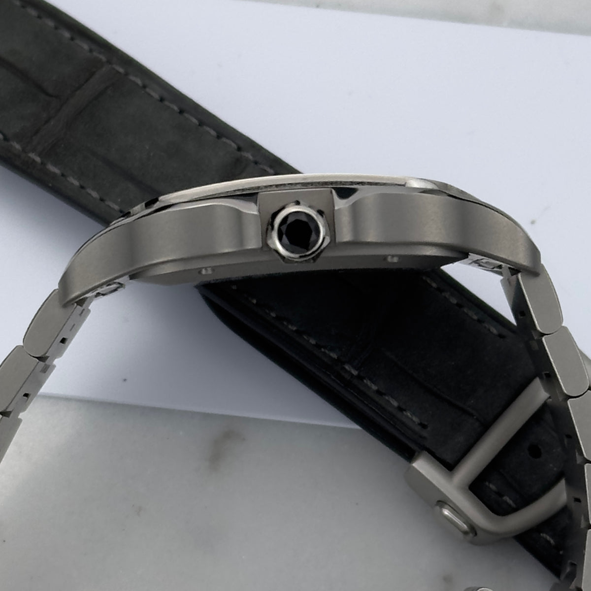 2026 Cartier Santos de Cartier Large Titanium | WSSA0089 | Box & Papers