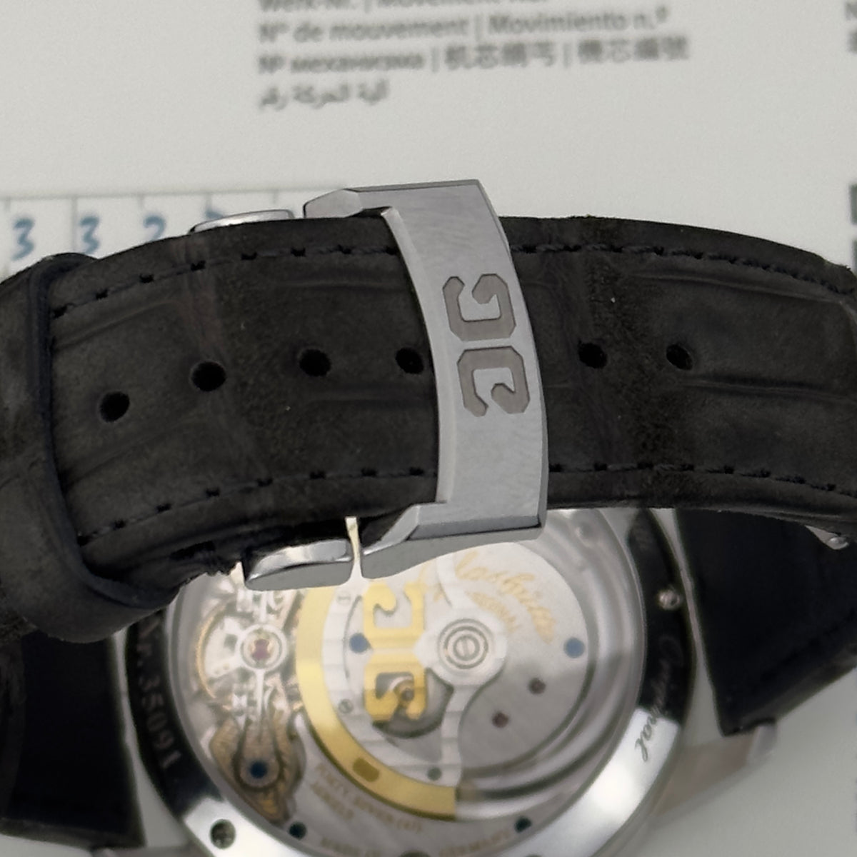 Glashütte Original PanomaticLunar Grey | 1-90-02-43-32-62 | Box & Papers