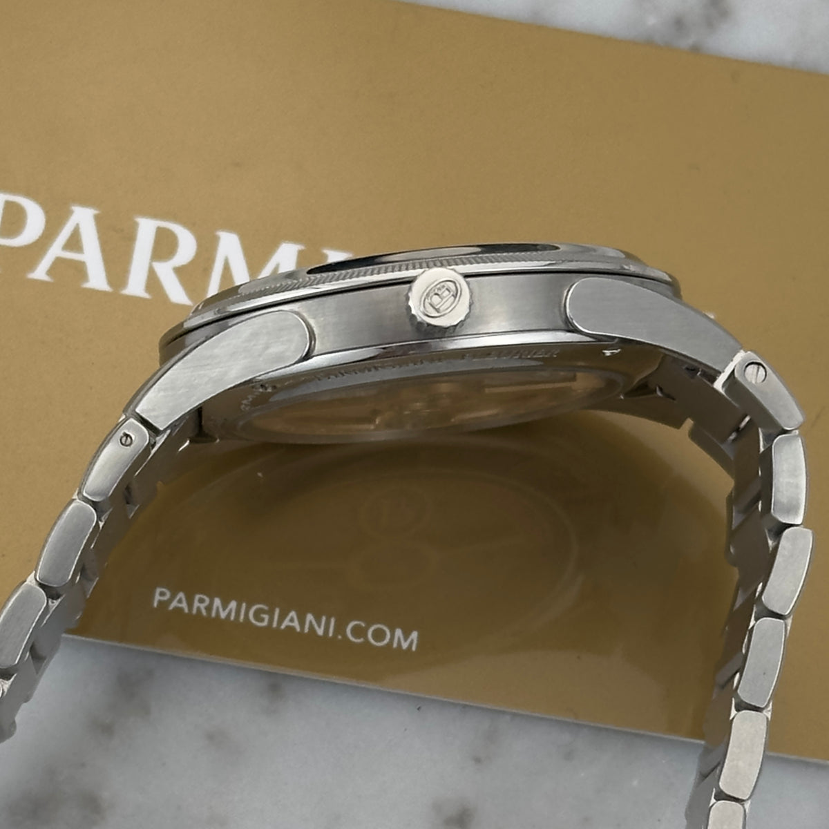 2025 Parmigiani Fleurier Tonda PF Automatic 36 Silver Sand | PFC804-1020001-100182 | Full Set