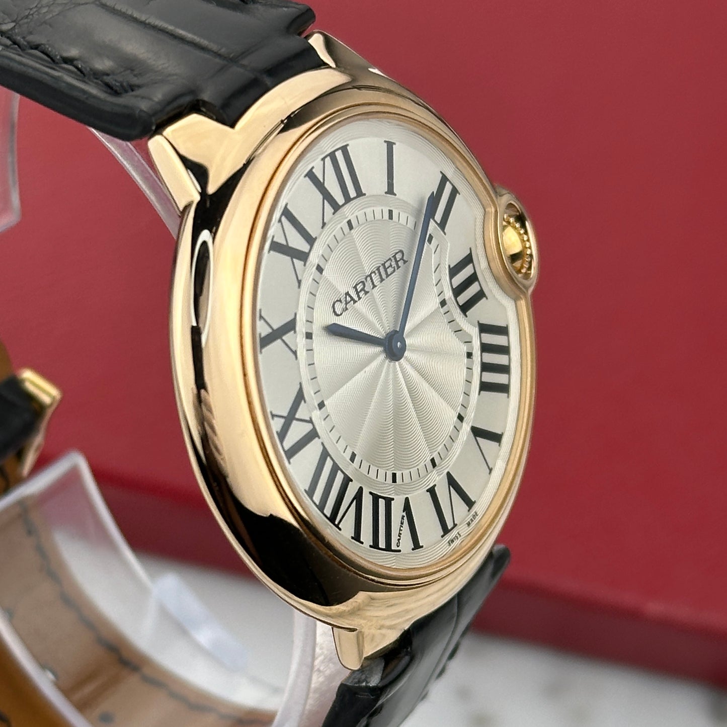 2015 Cartier Ballon Bleu Extra Flat Rose Gold 40mm | W6920083 | Full Set