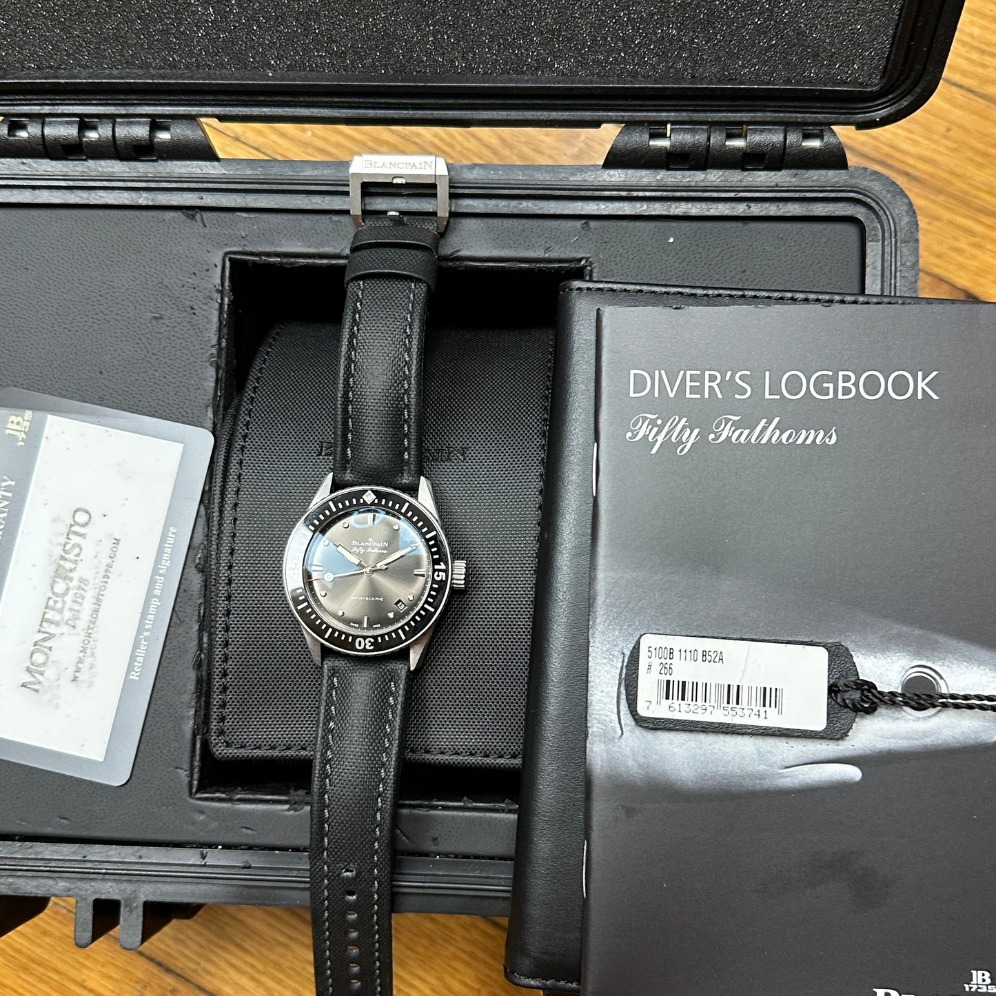 2019 Blancpain Fifty Fathoms Bathyscaphe | 5100B-1110-B52A | Full Set